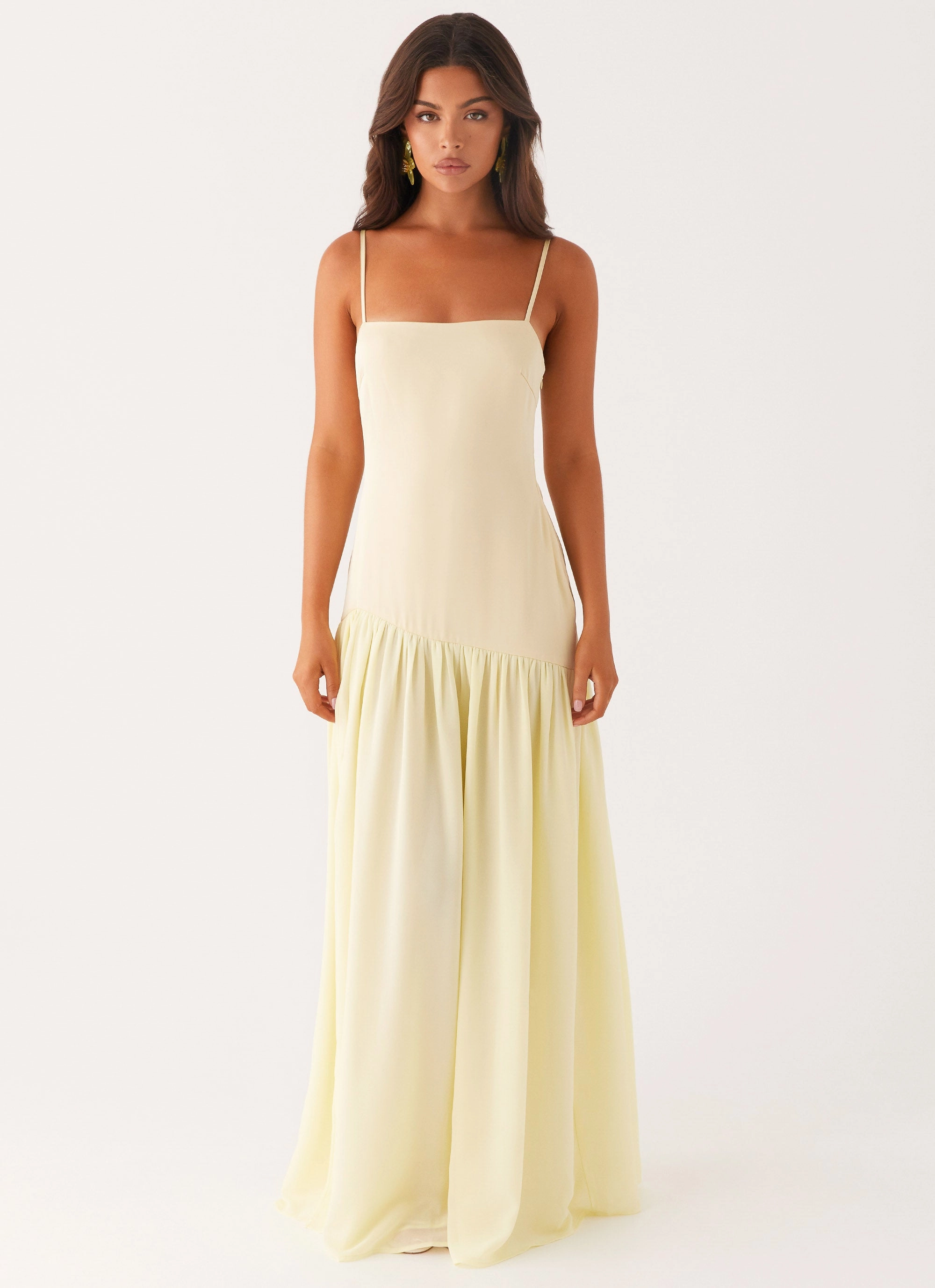 Professional Look Date night Asteria Maxi Dress - Yellow