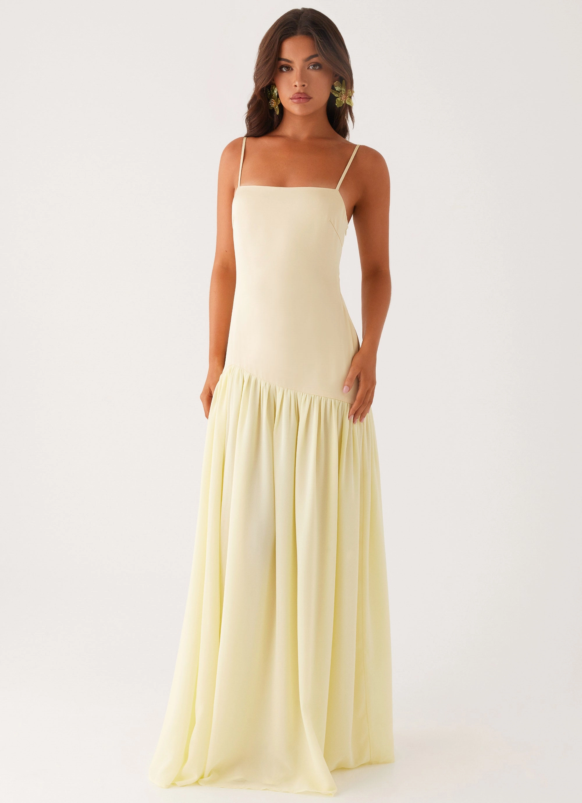 Asteria Maxi Dress - Yellow Water-resistant