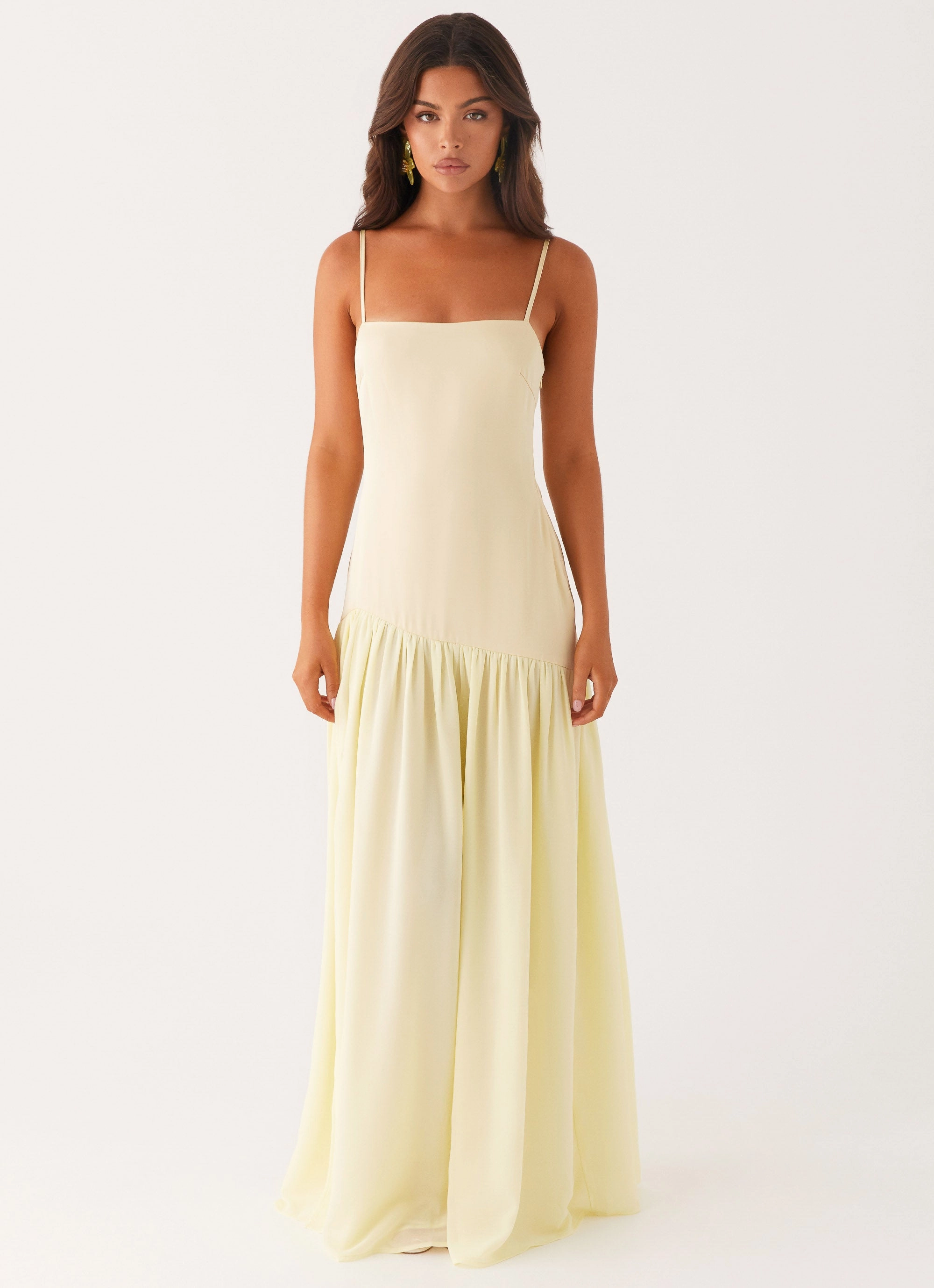 Asteria Maxi Dress - Yellow Evening Classic