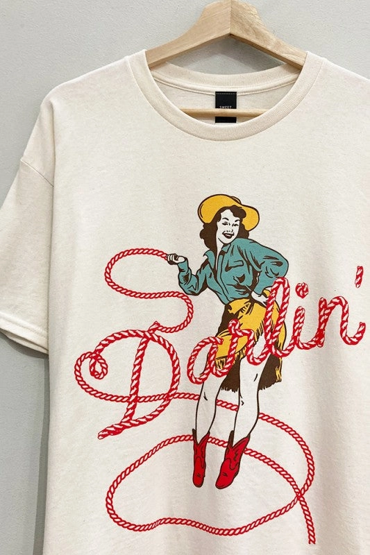 Darlin' Cowgirl Tee S-XL Quick Fit