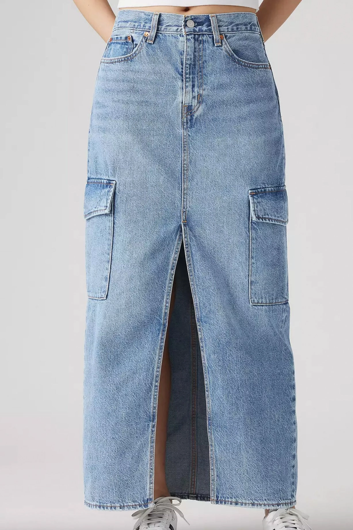 Stretch waistband Comfy Waistband Levi's Ankle Column Cargo Skirt