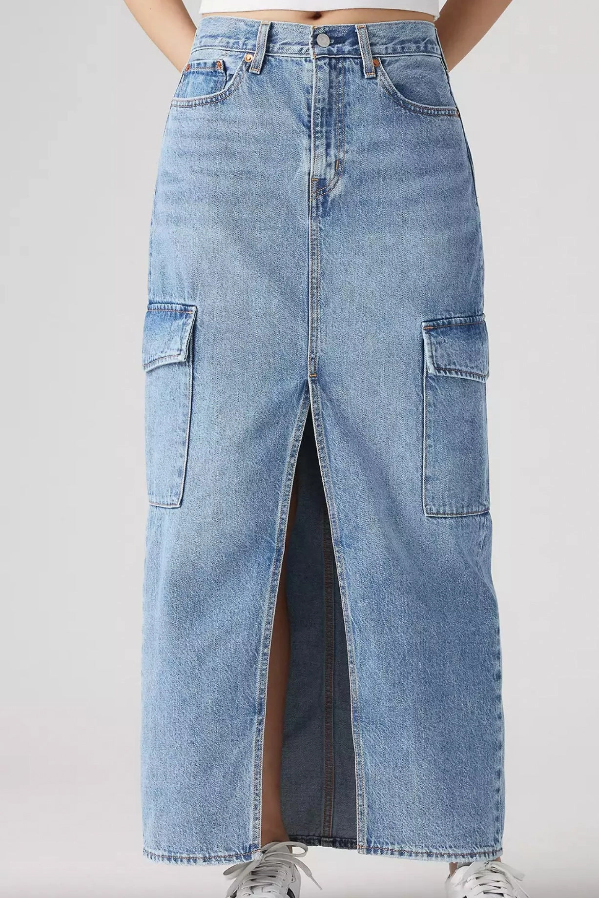 Levi's Ankle Column Cargo Skirt Hygienic Inner Layer