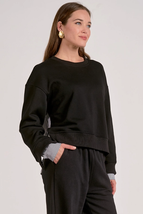 Long Sleeve Shirt Raglan Sleeve Easy On Me Pullover