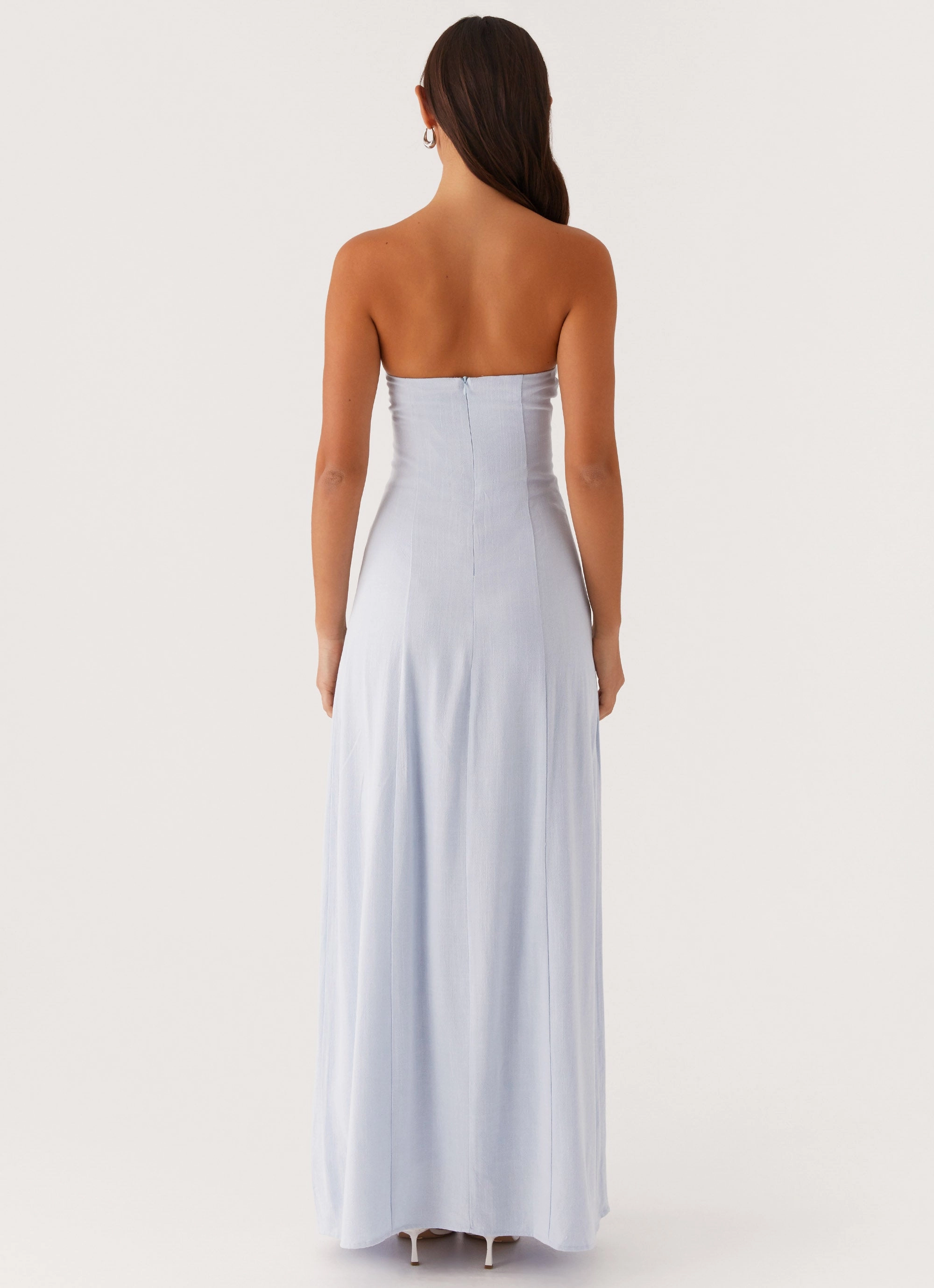 Fresh Fit Pure Motion Tayla Linen Maxi Dress - Blue