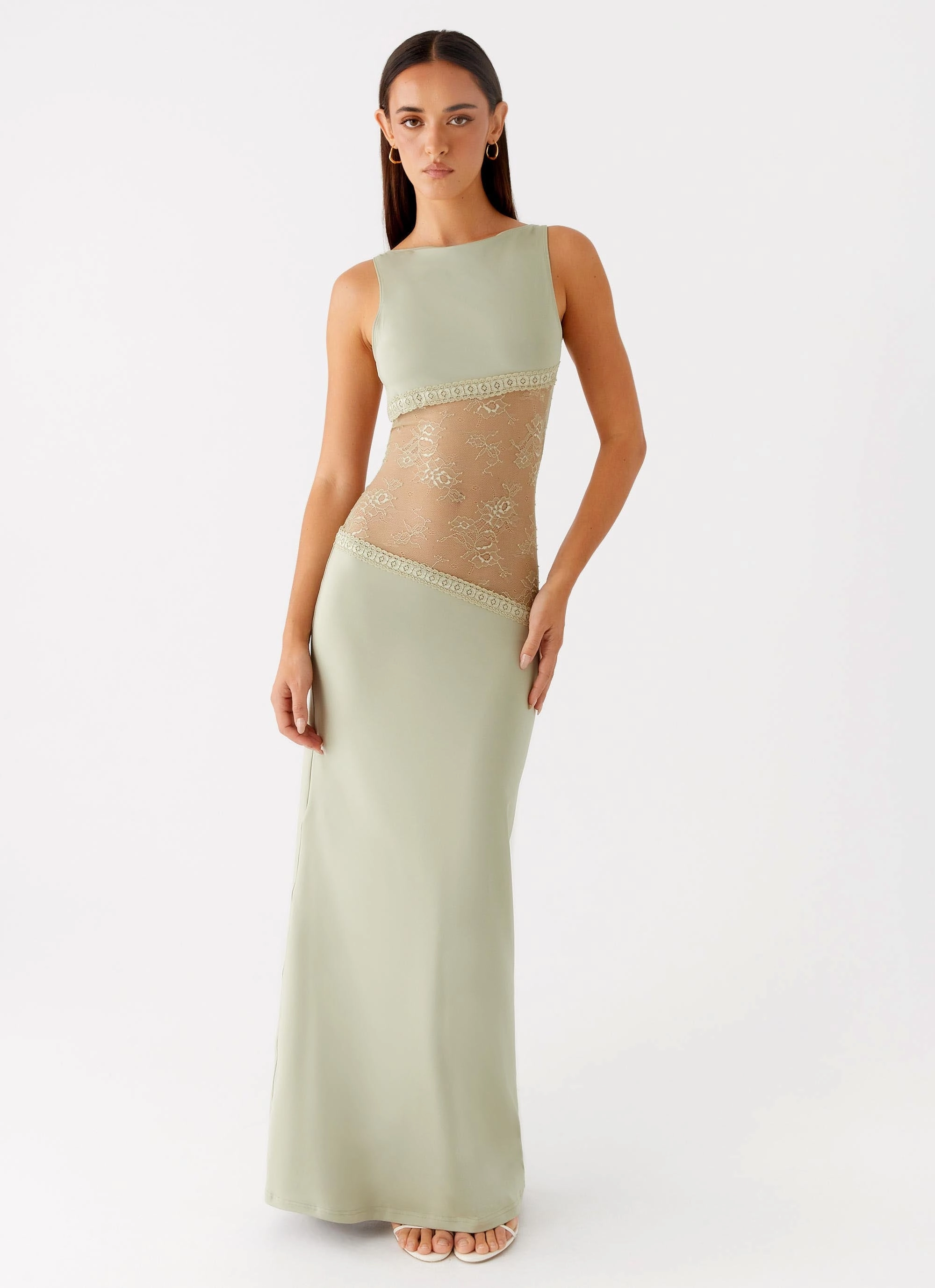 Lucinda Maxi Dress - Sage Urban Touch