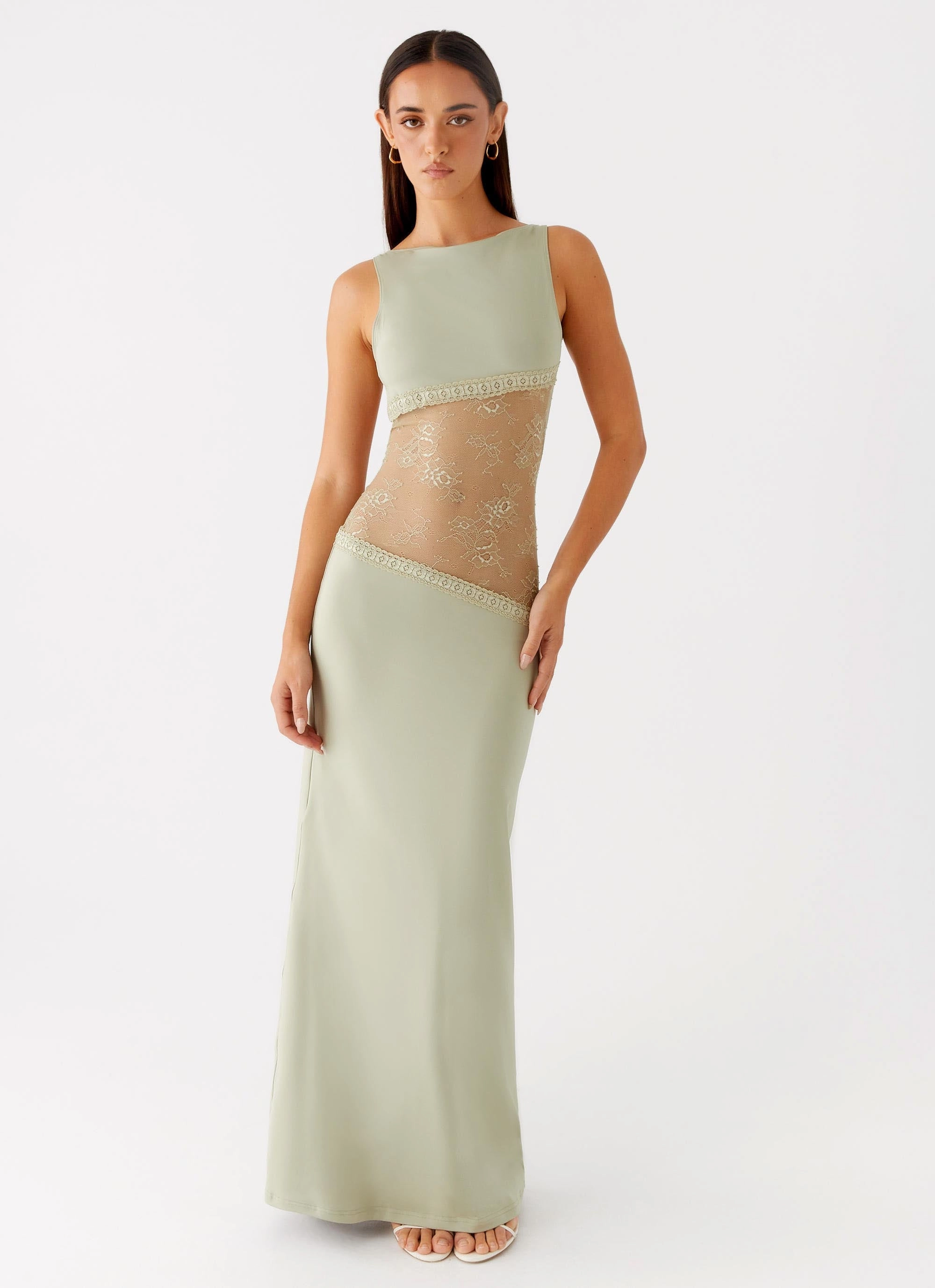 Office Classic Lucinda Maxi Dress - Sage