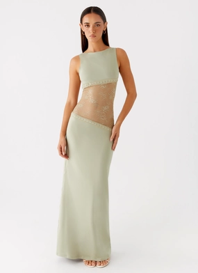 Lucinda Maxi Dress - Sage Urban Touch