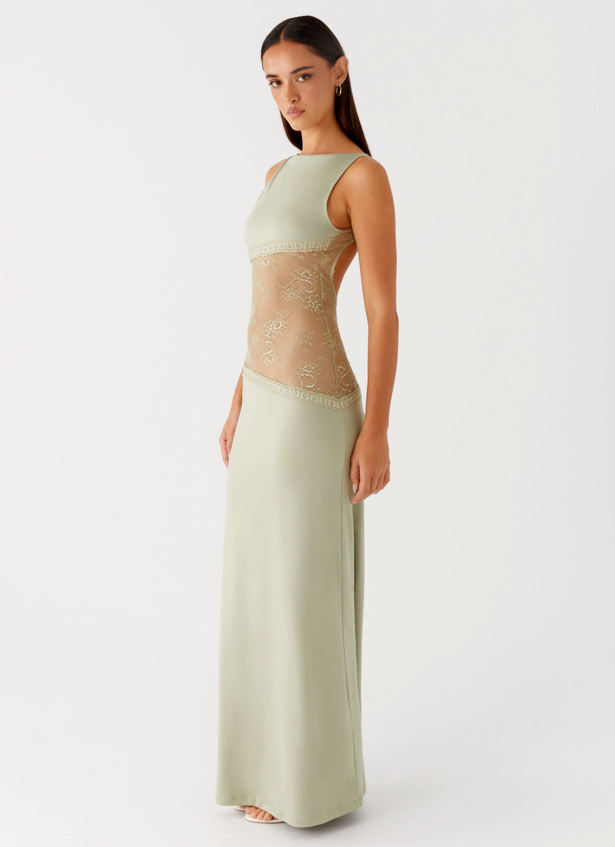 Cozy Wearable Soft Lines Lucinda Maxi Dress - Sage