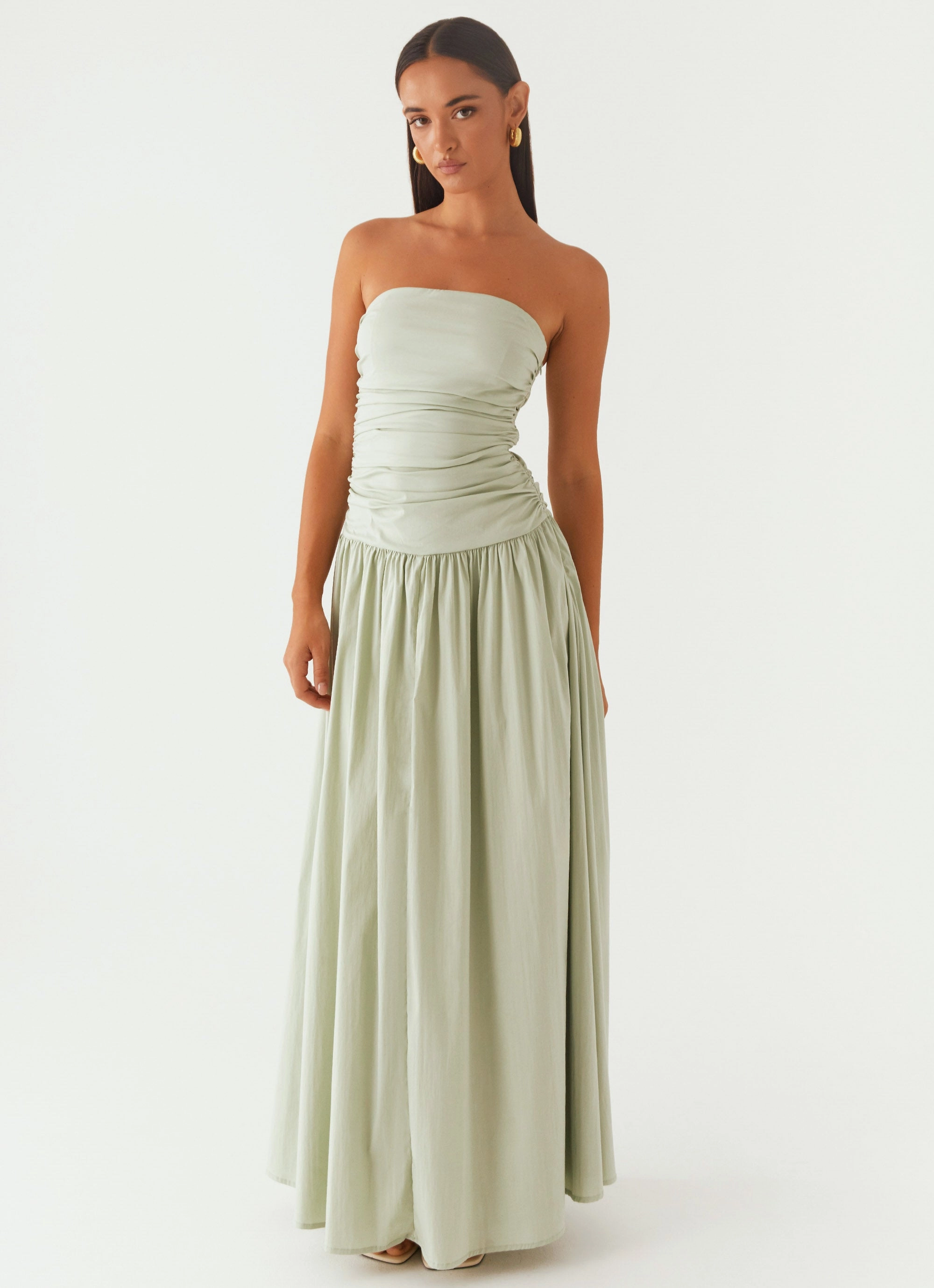 Breathable Fit Carmel Maxi Dress - Sage