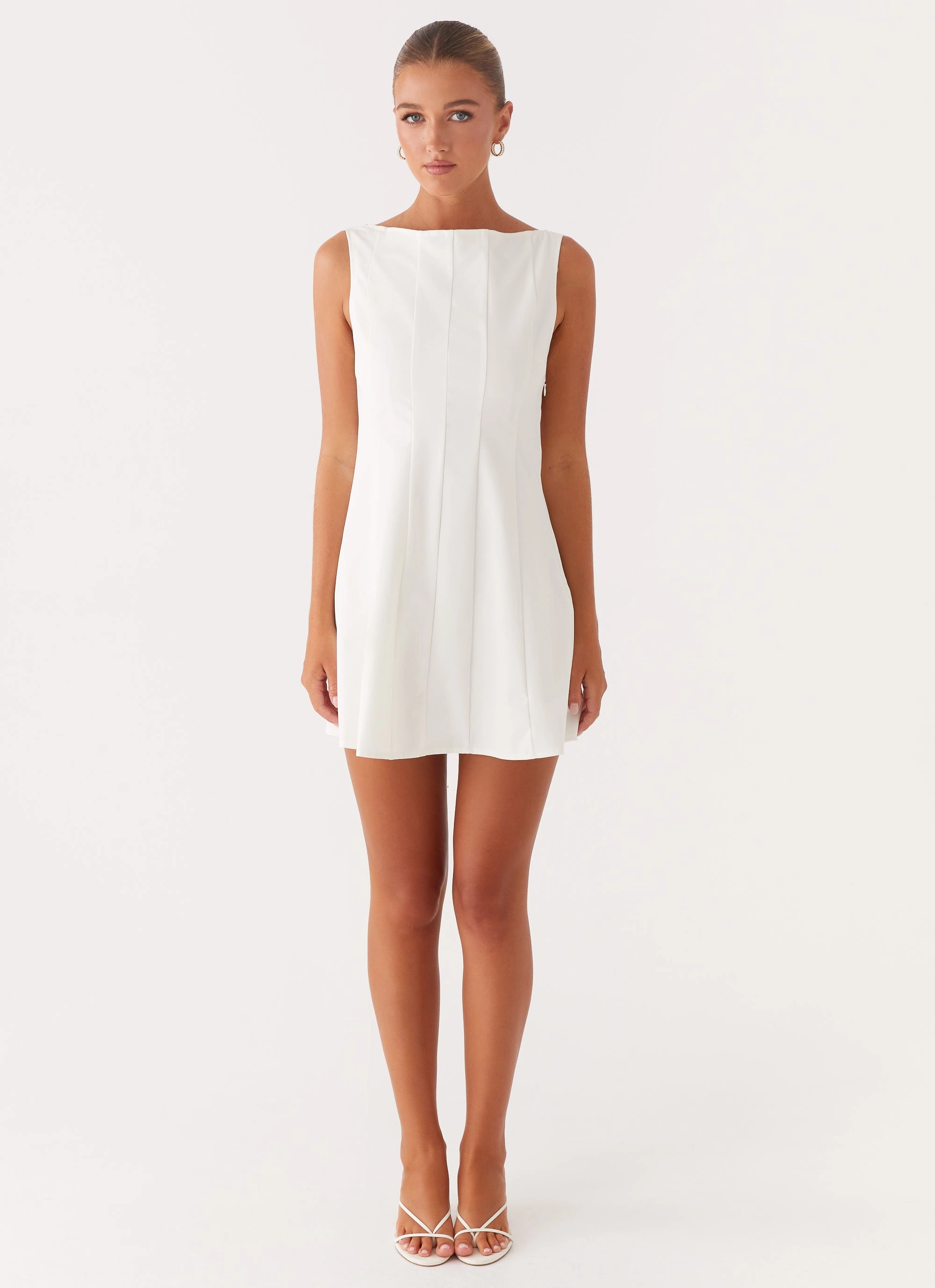 Light Soft Emelie Mini Dress - White