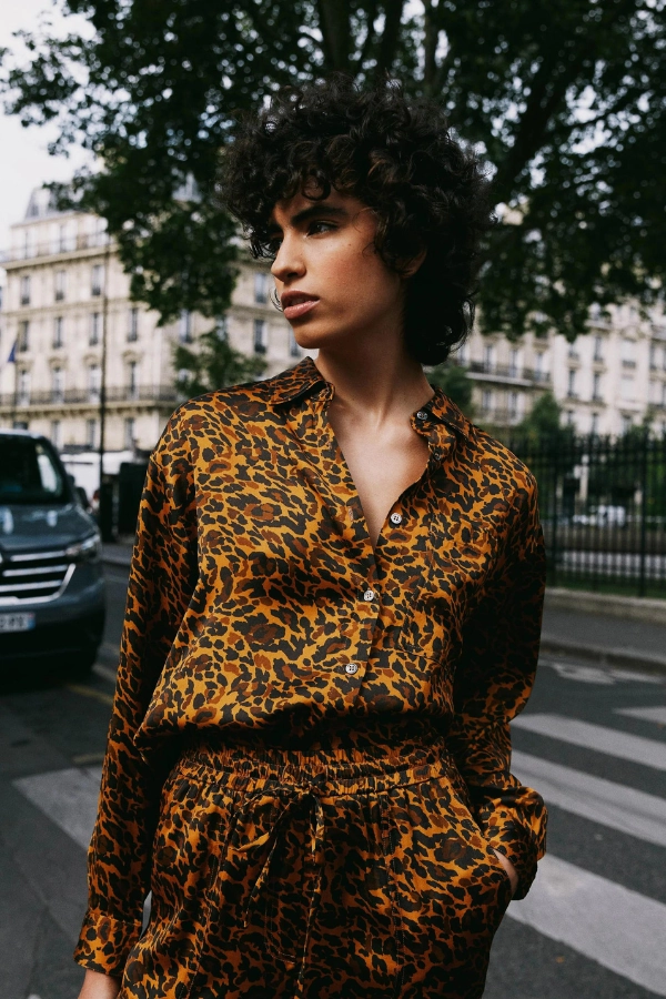 Bonded Seam Durability FRNCH Maelle Button Up Shirt