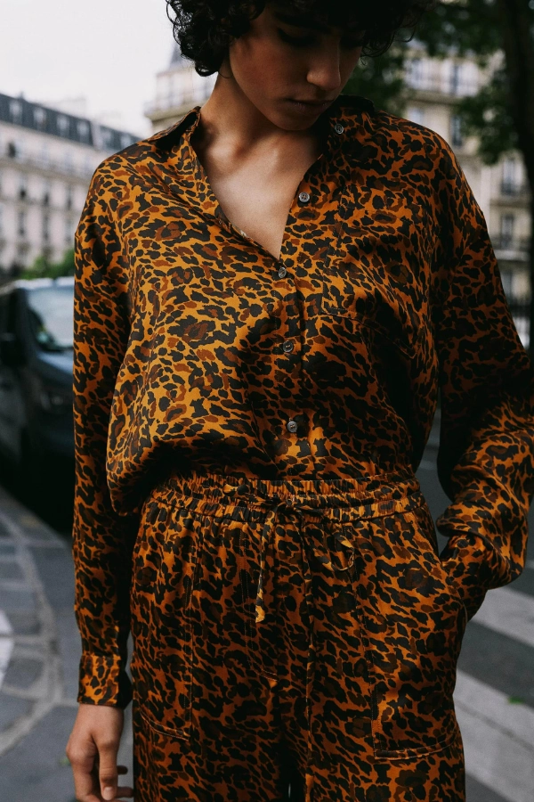 WrinkleFree Fabric FRNCH Maelle Button Up Shirt