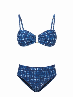 Sand Proof Closure Water Fun Gina Top   Classic Midrise Bottom in Denim Noir