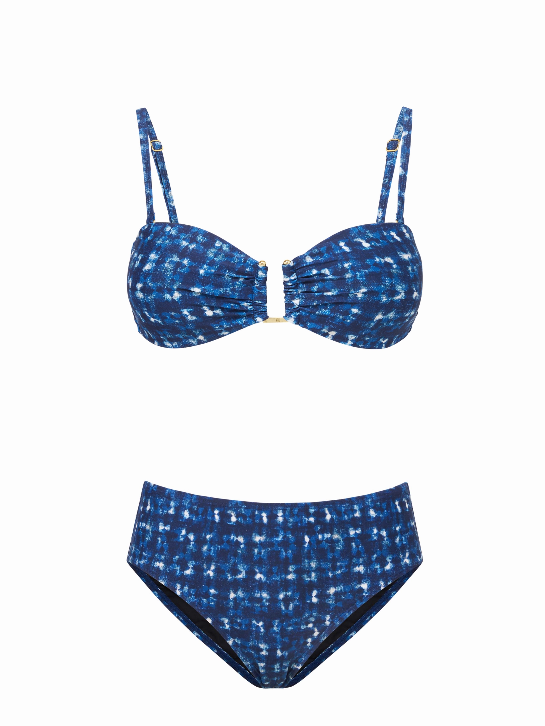 Sand Proof Closure Water Fun Gina Top   Classic Midrise Bottom in Denim Noir