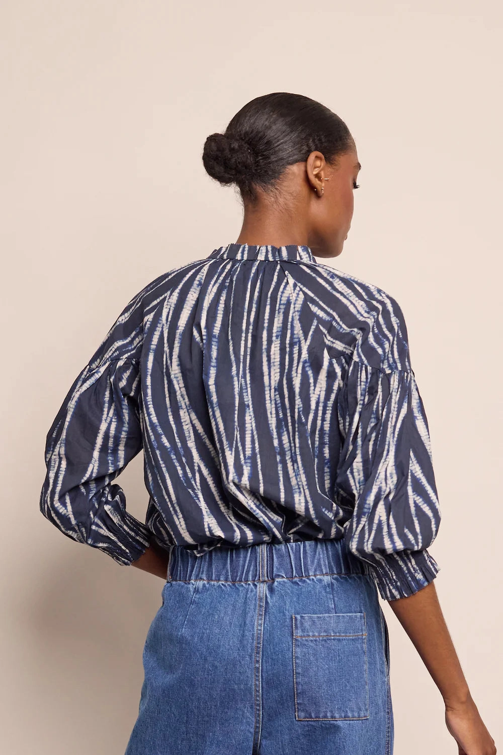 AllPurpose Design Aramis Top in Avalon Evening Blue