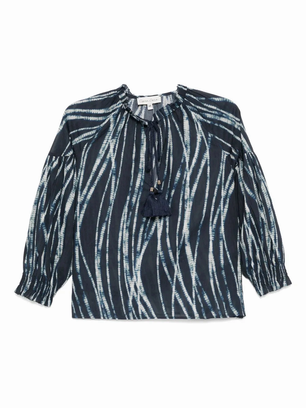 Anti Static Cloth Blend Aramis Top in Avalon Evening Blue