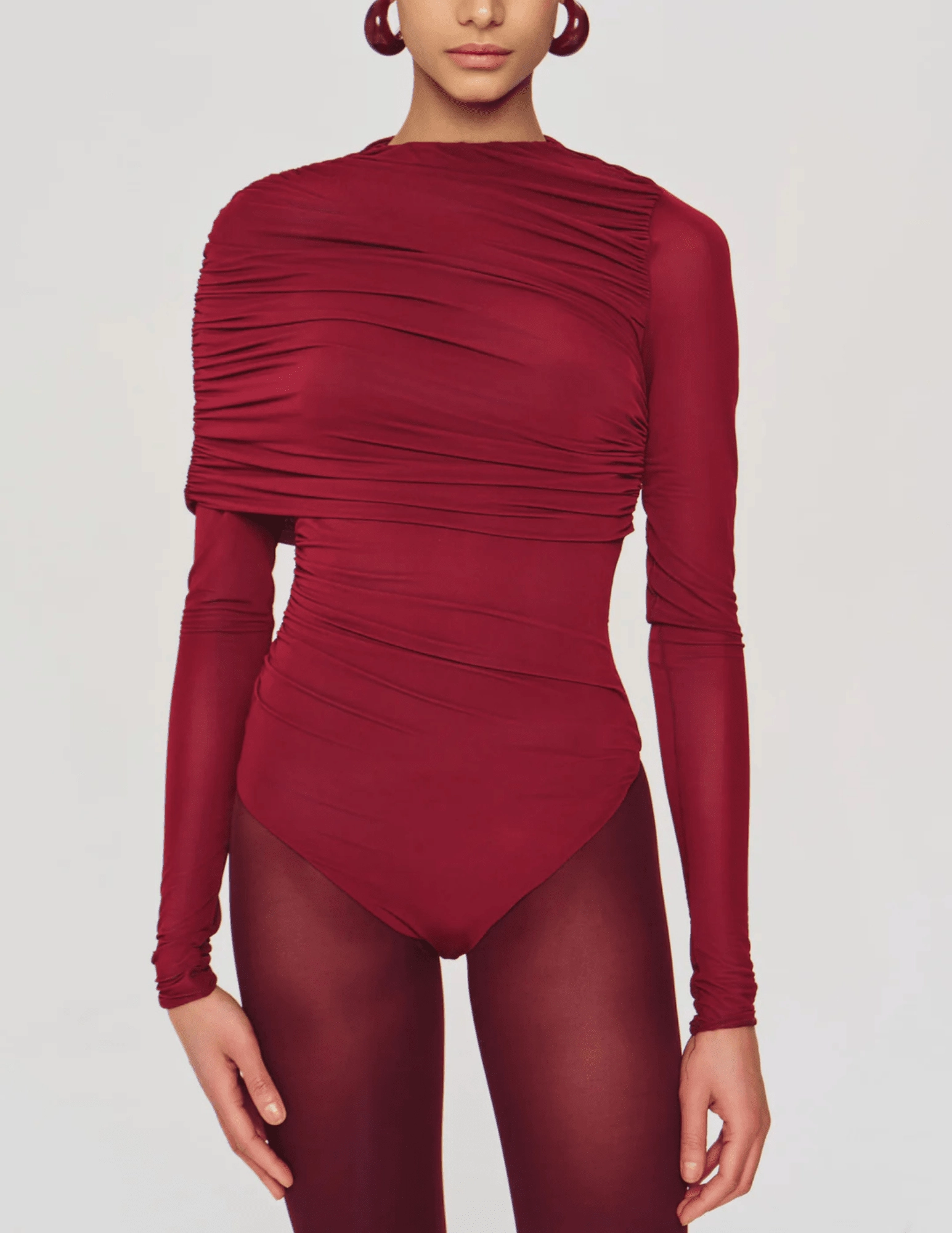 Anti Odor Technology Ronny Kobo Zarina Long Sleeve Bodysuit