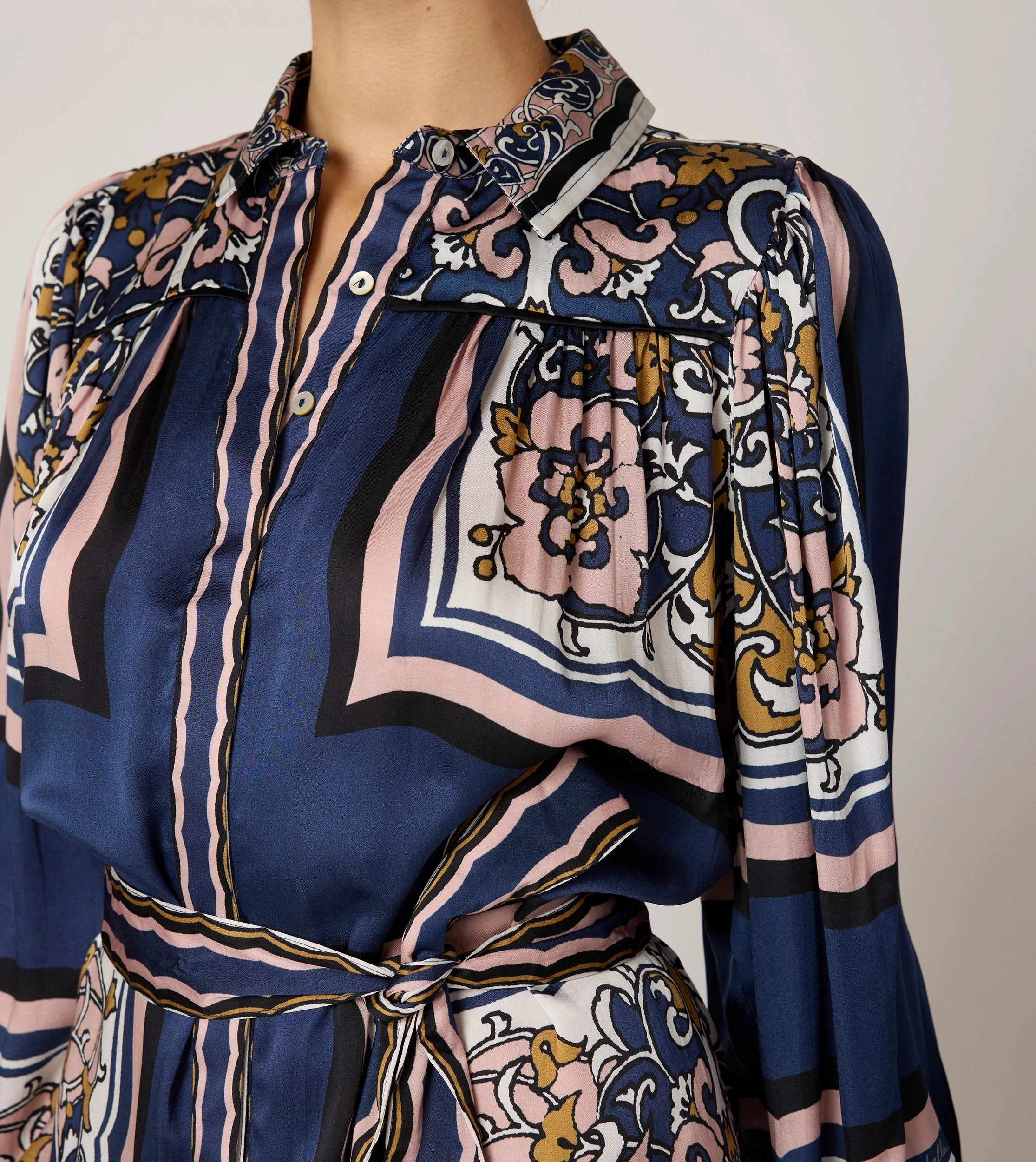 Charisma Mini Dress | Floral Anise Subtle Edge