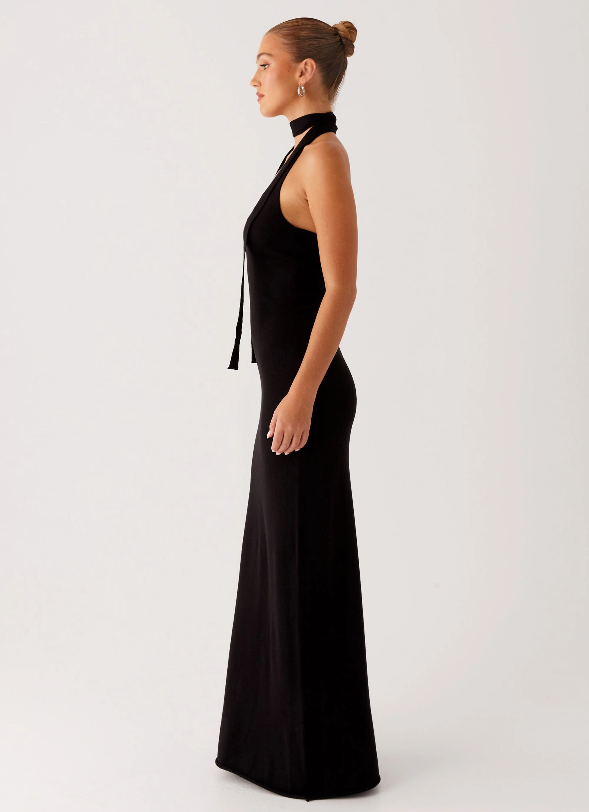 Relax Tones Outdoor Ready Eddie Knit Maxi Dress - Black