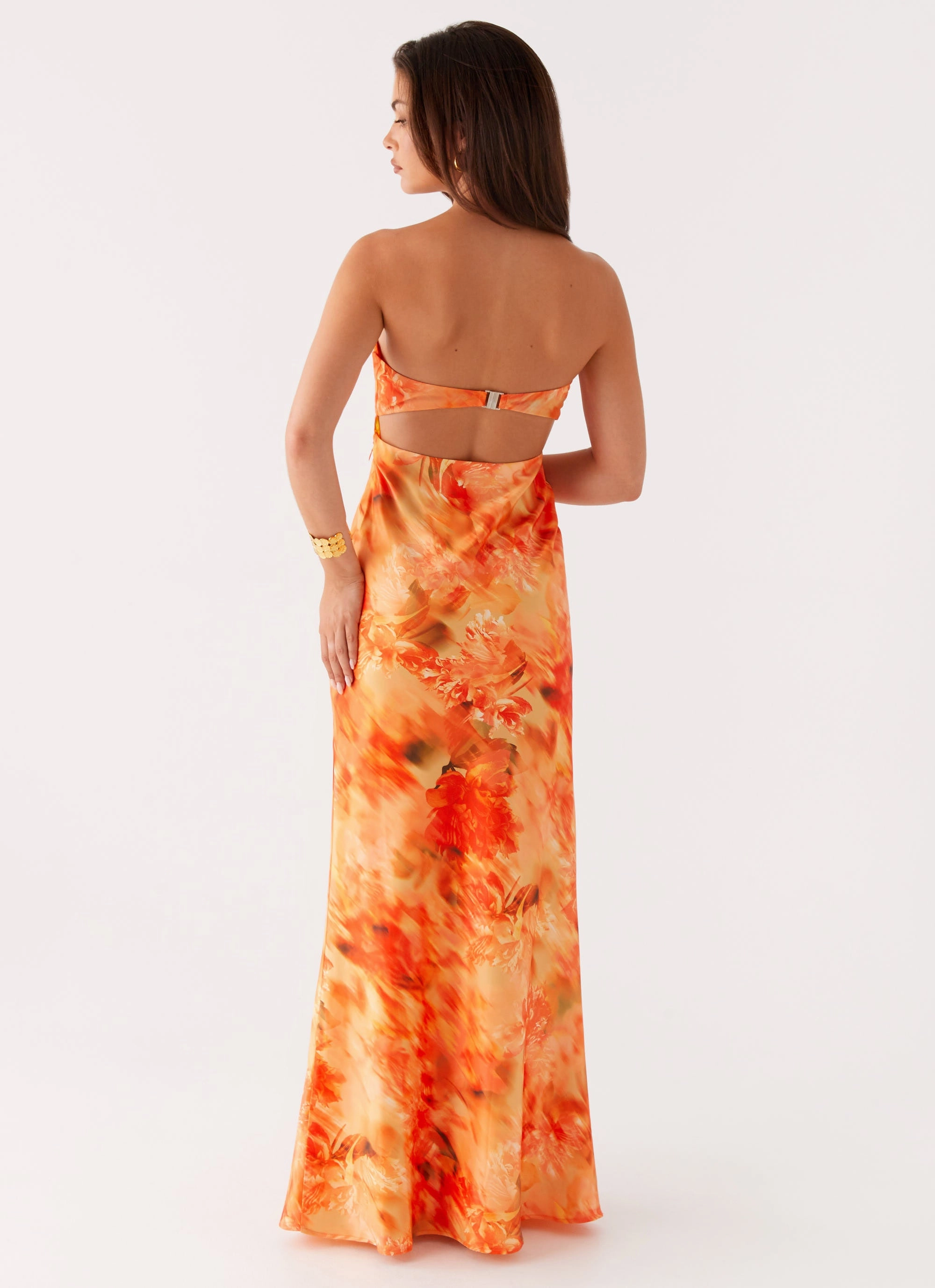 Pure Stitch Carmen Maxi Dress - Sunset Floral