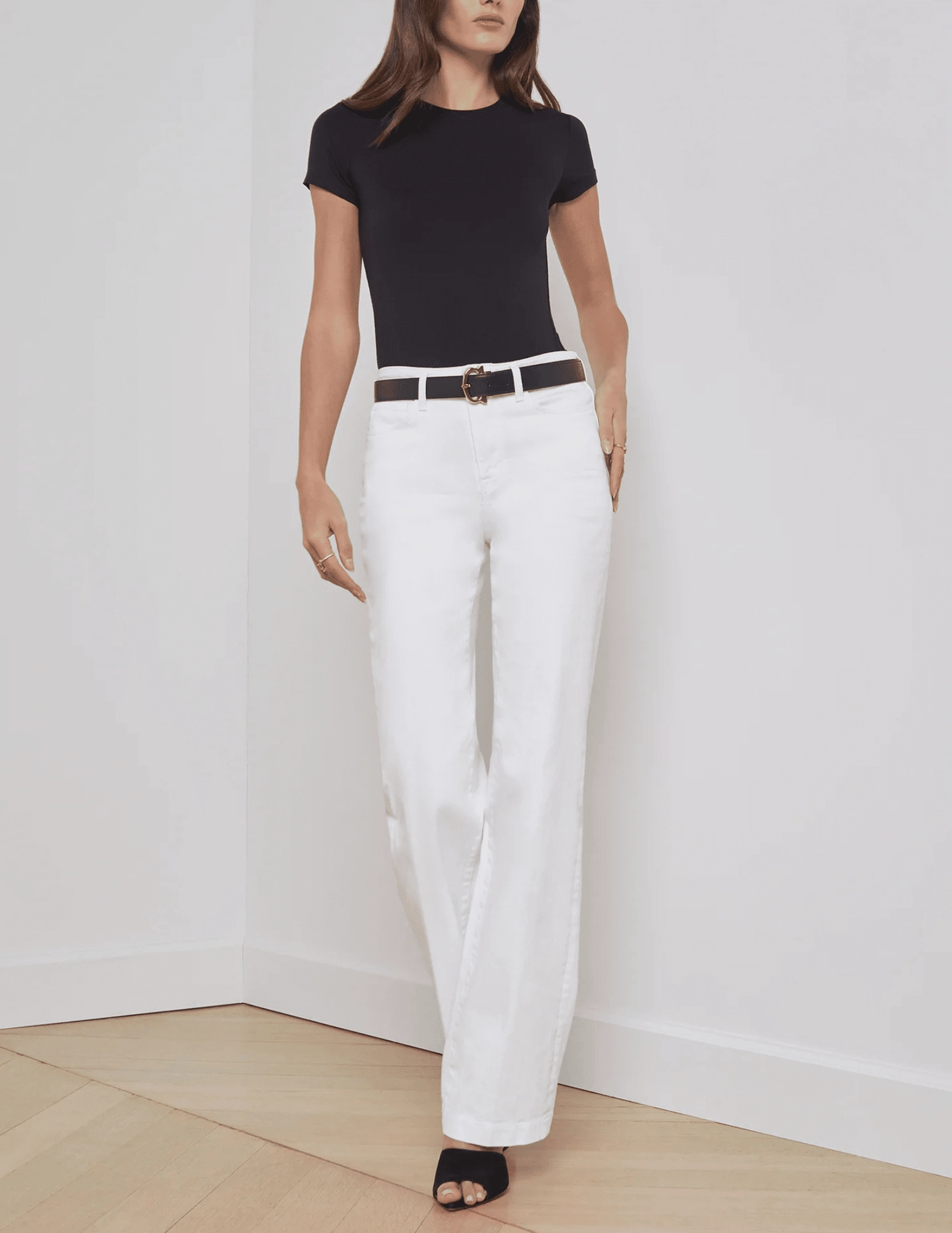 L'Agence Ressi Crew Neck Tee BlendMaterials Tencel Lyocell Fiber