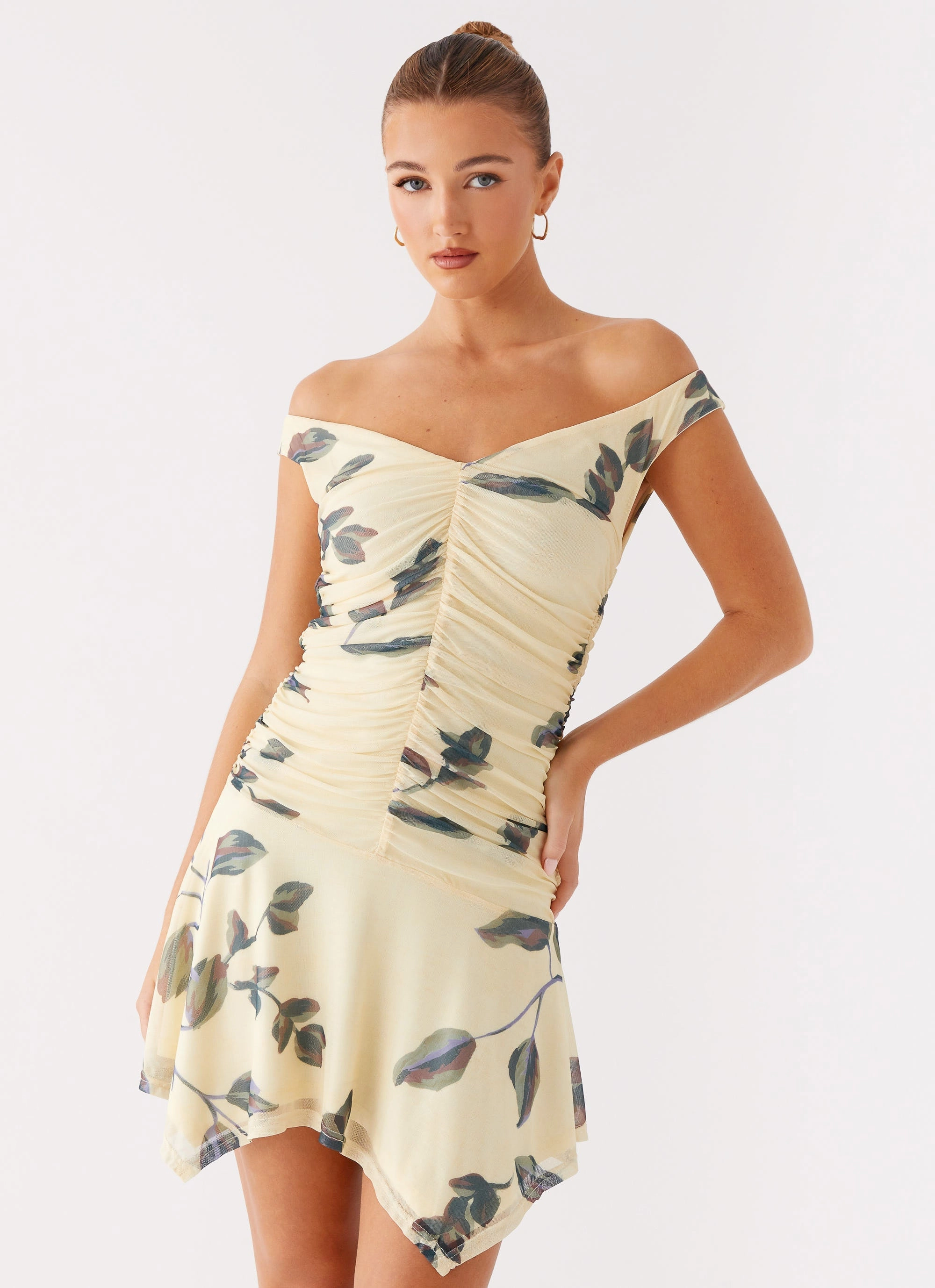 Josette Mini Dress - Buttercream Bliss Dinner Outfit