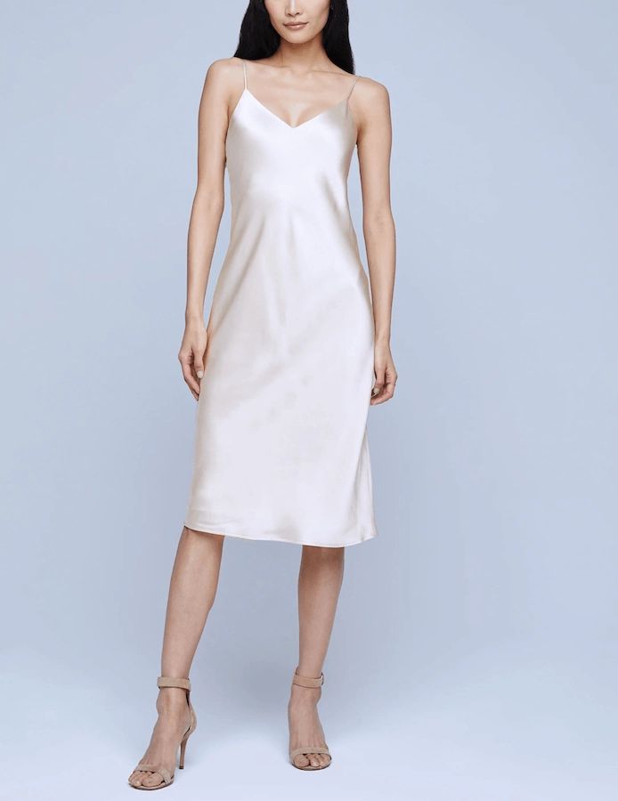 Anniversary-Event L'Agence Jodie V-Neck Slip Dress