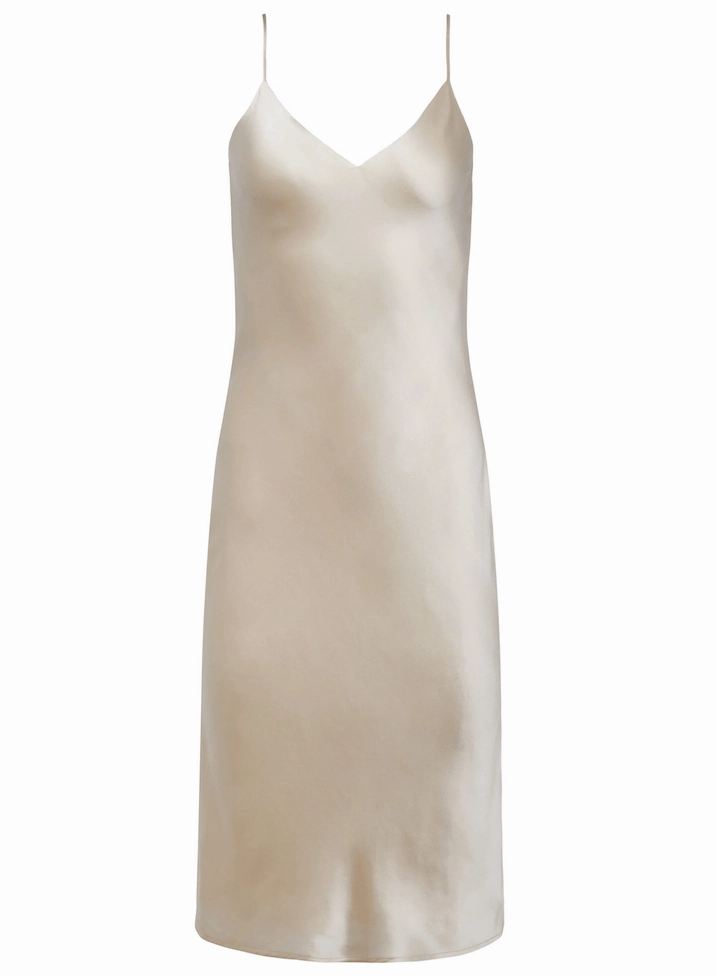 L'Agence Jodie V-Neck Slip Dress Tall-Fit