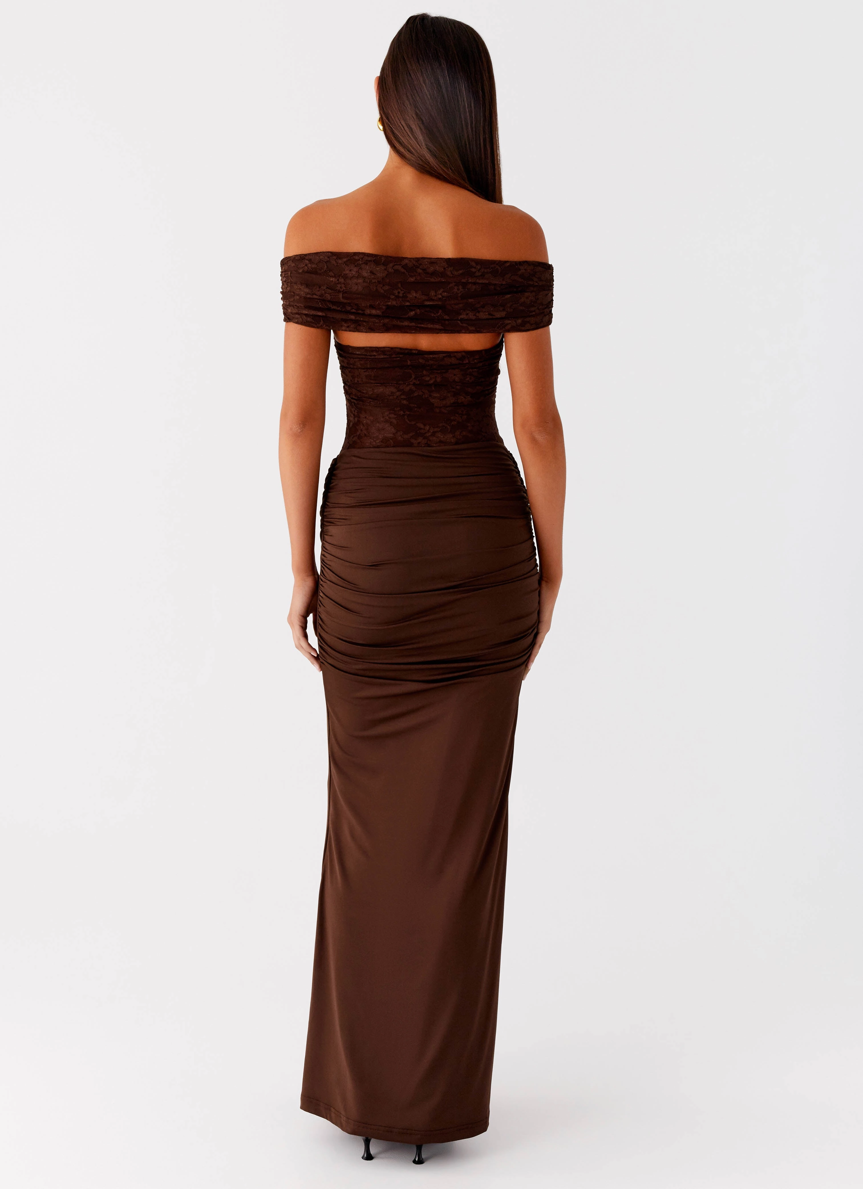 Either Way Maxi Dress - Chocolate Balanced feel Daily Favorite