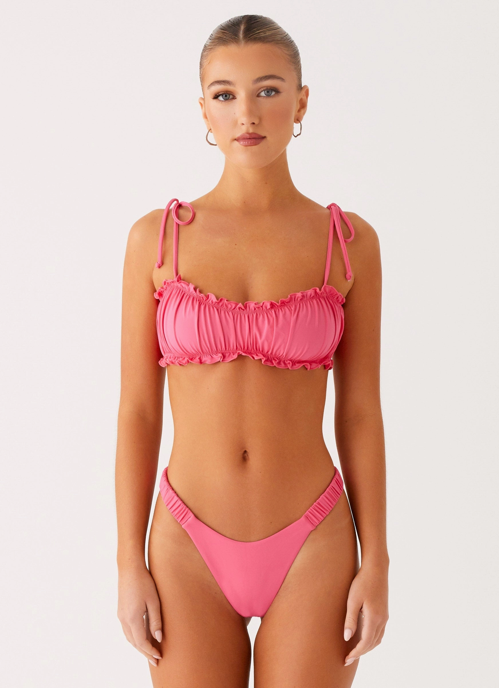 Hot Weather Anti fog coating El Nido Bikini Bottoms - Pink