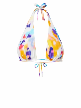 Seaside Adventure Moderate Coverage Cut Allison Top Floral Ikat