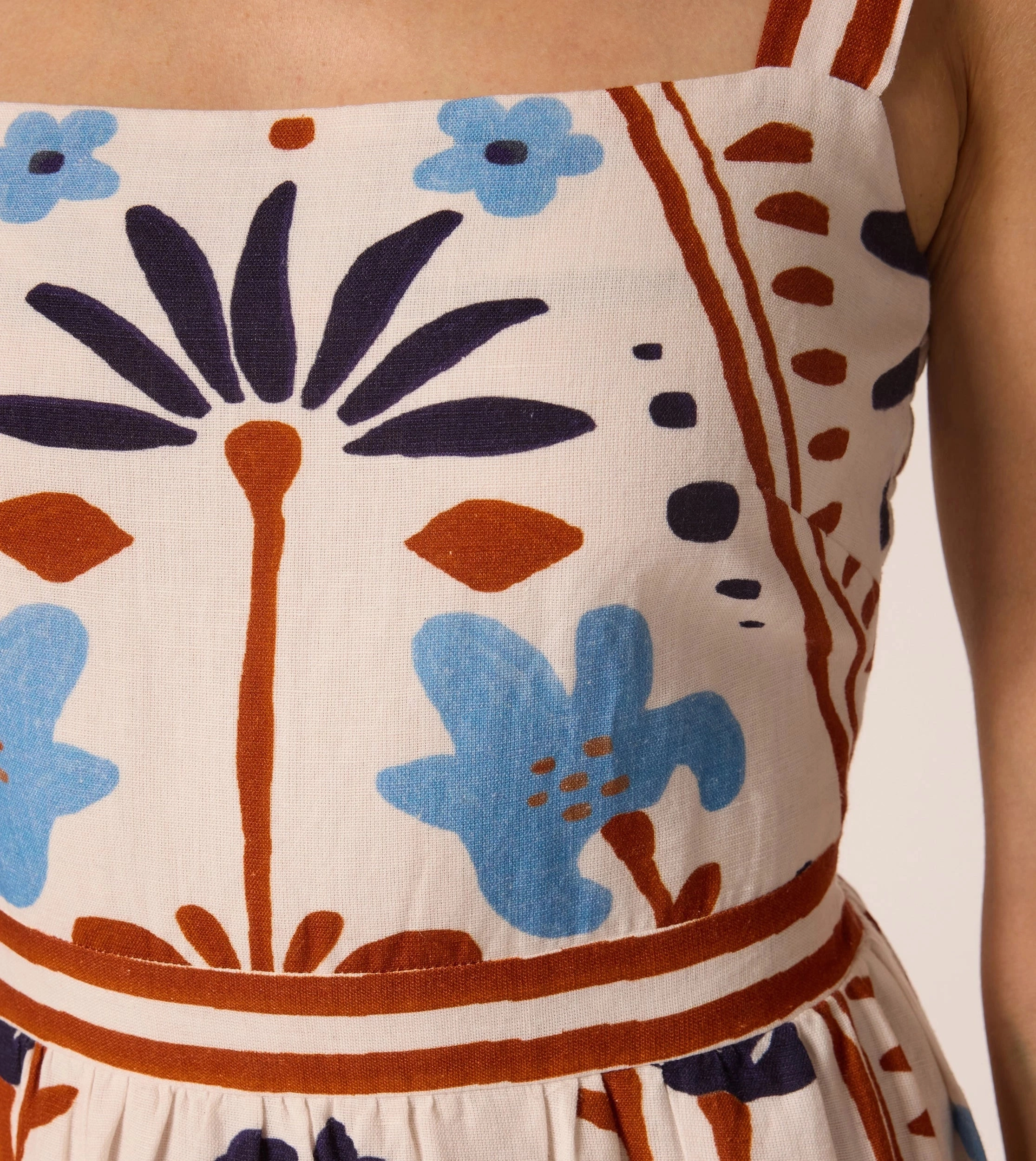 Carmen Midi Dress | Liliana Linen Chic