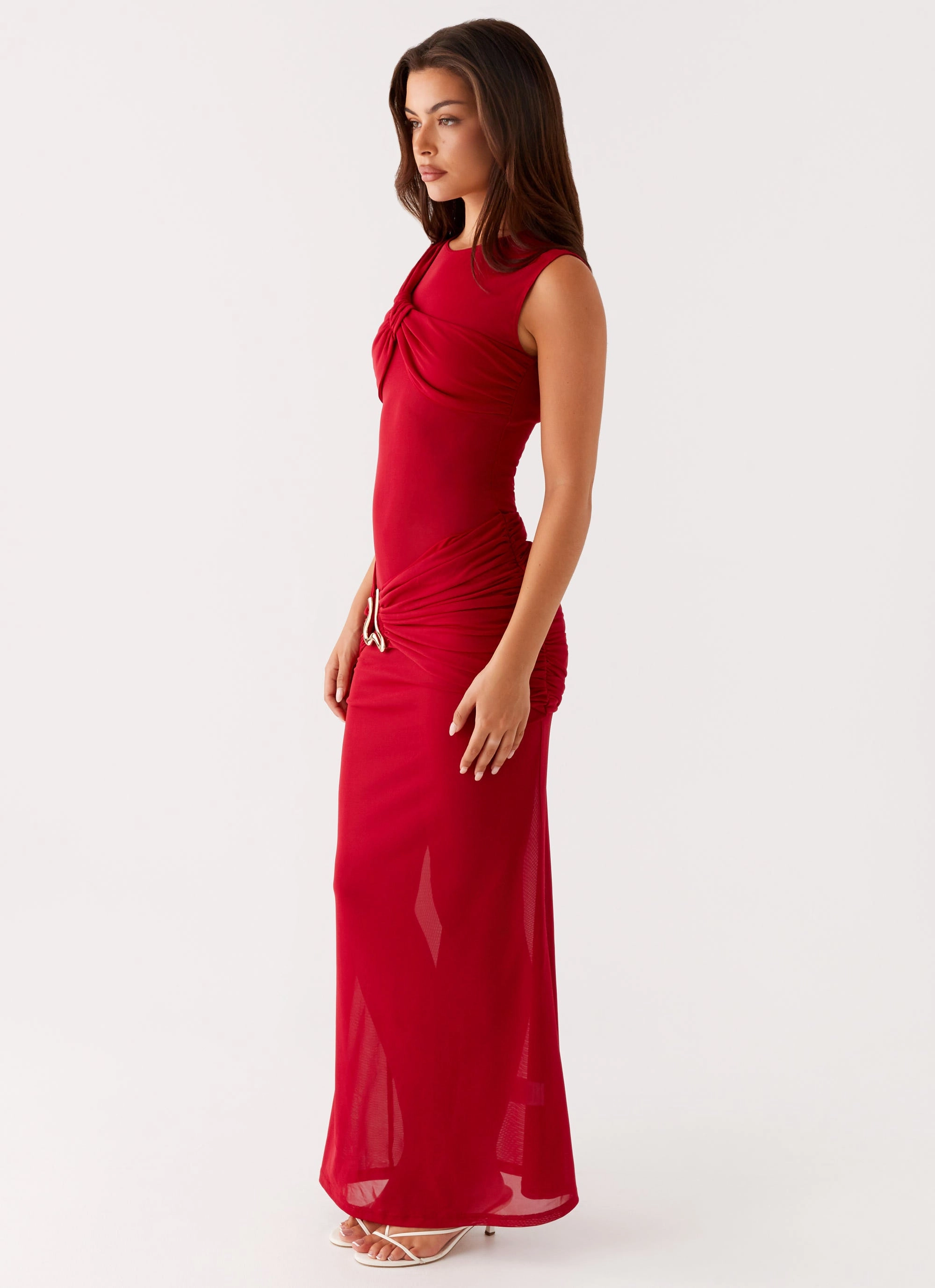 Worldwide Maxi Dress - Raspberry All weather