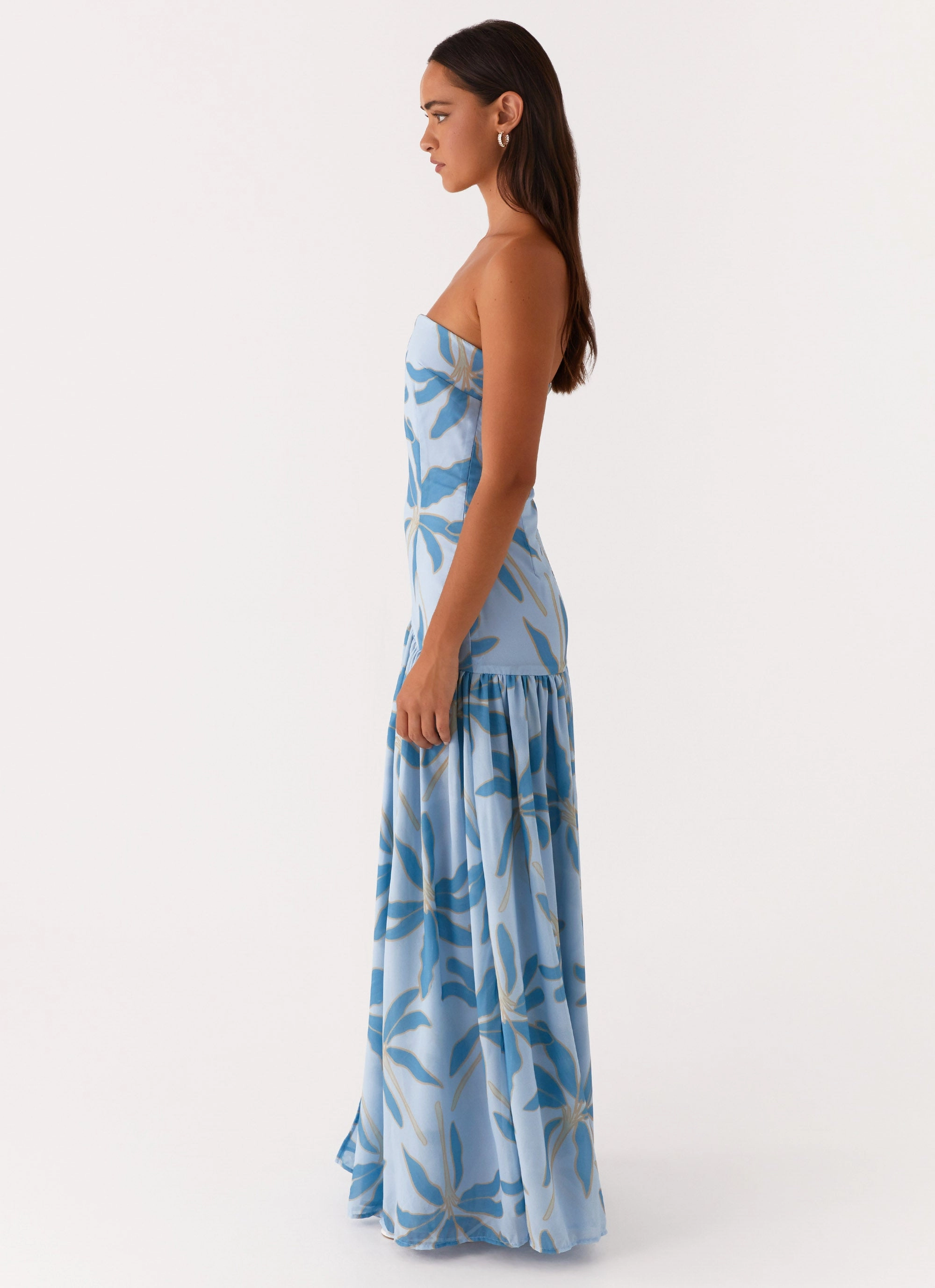 Everyday Ready Eden Strapless Maxi Dress - Opulent Blue