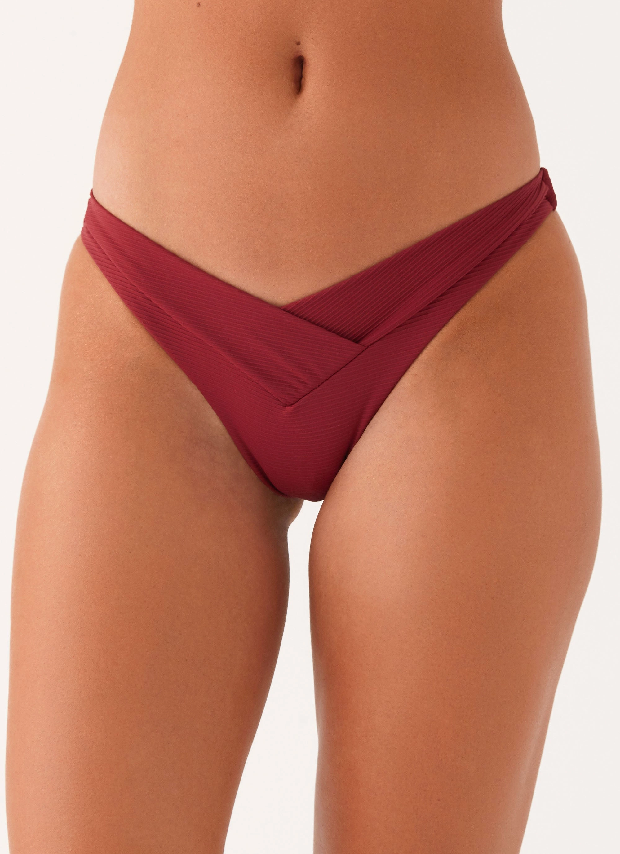 Delta Bikini Bottoms - Mulberry Effortless-Style