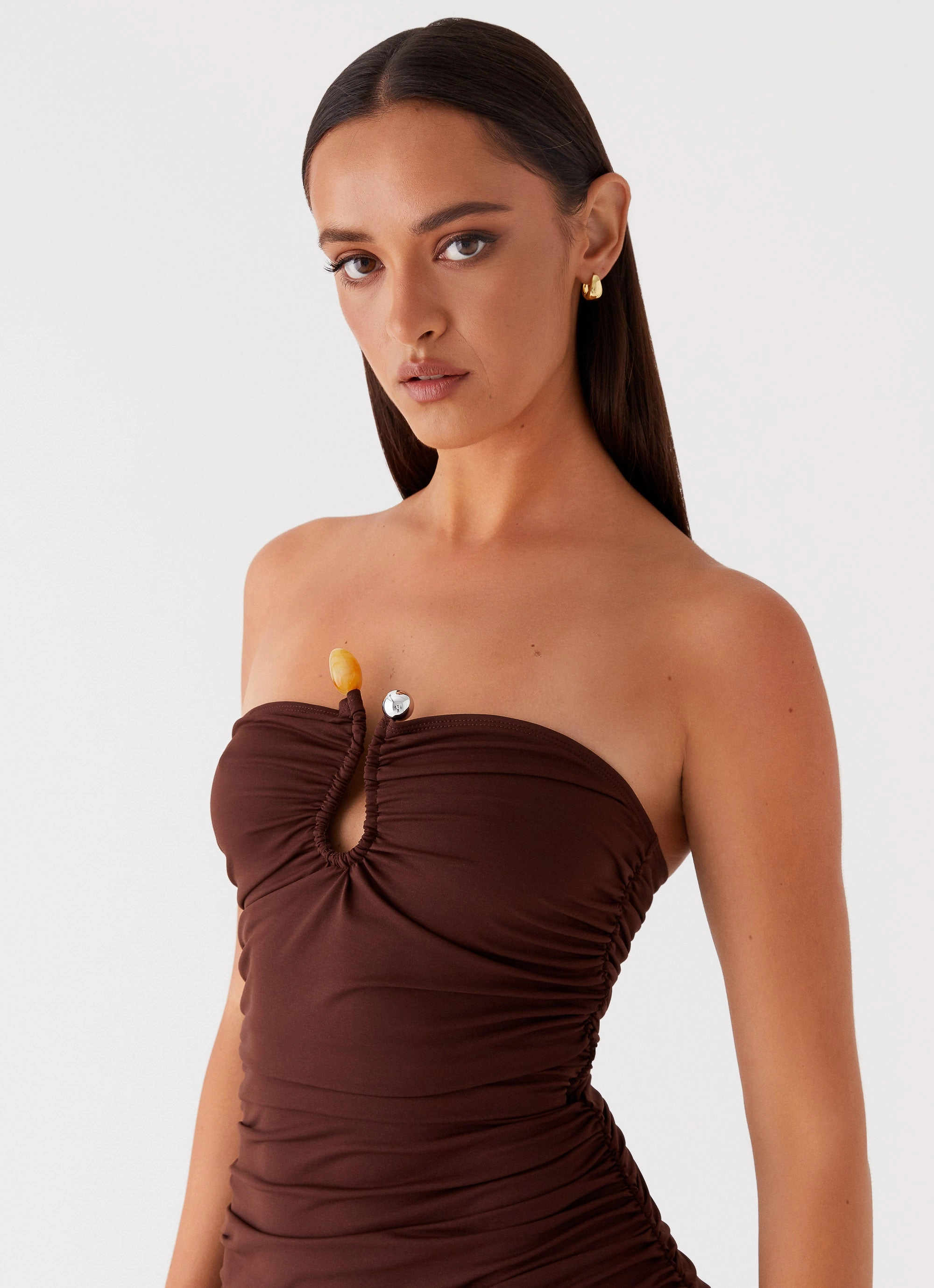 Sun-Protective Rudy Maxi Dress - Brown
