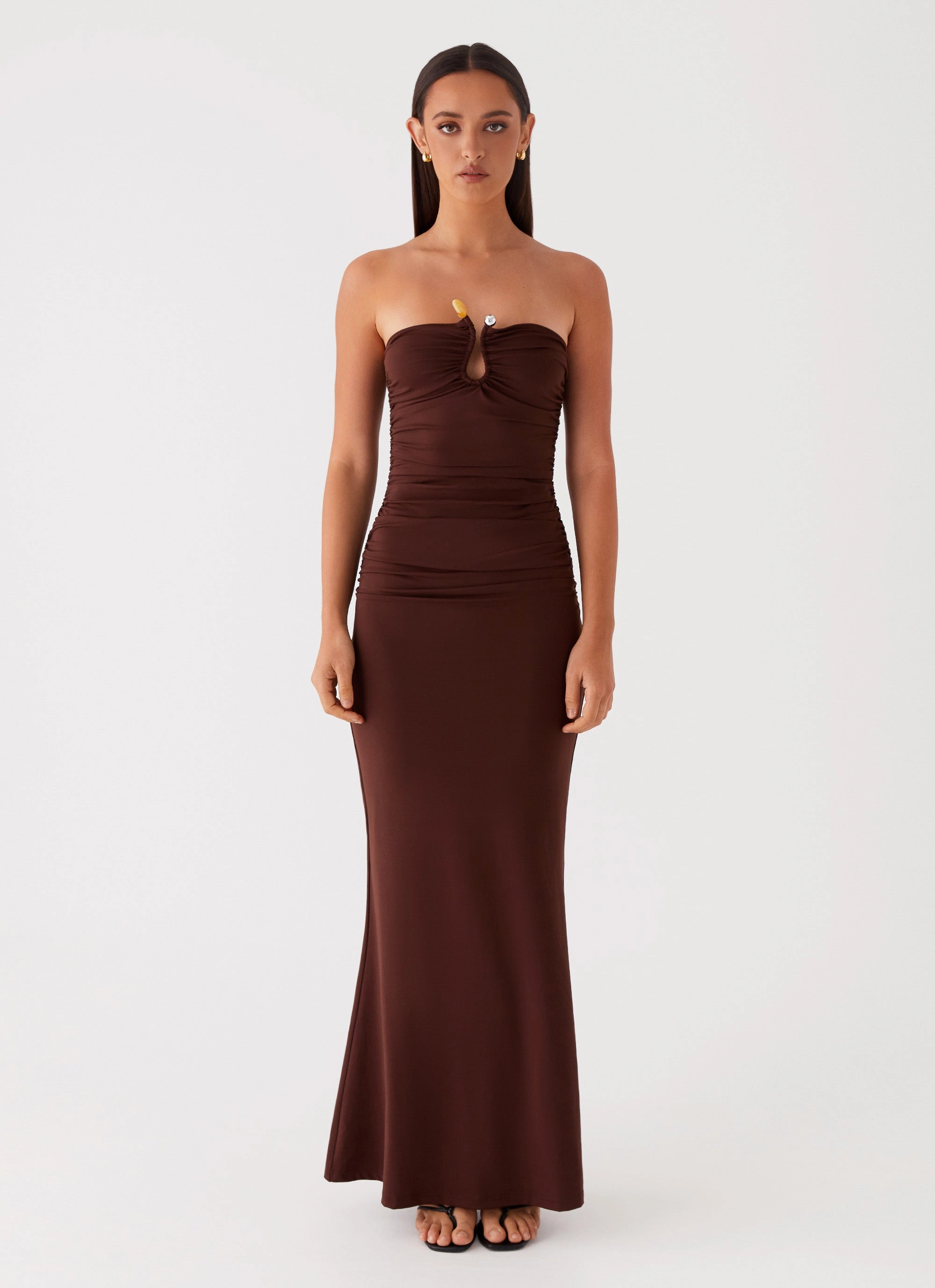 Love Glow Easy Go Rudy Maxi Dress - Brown