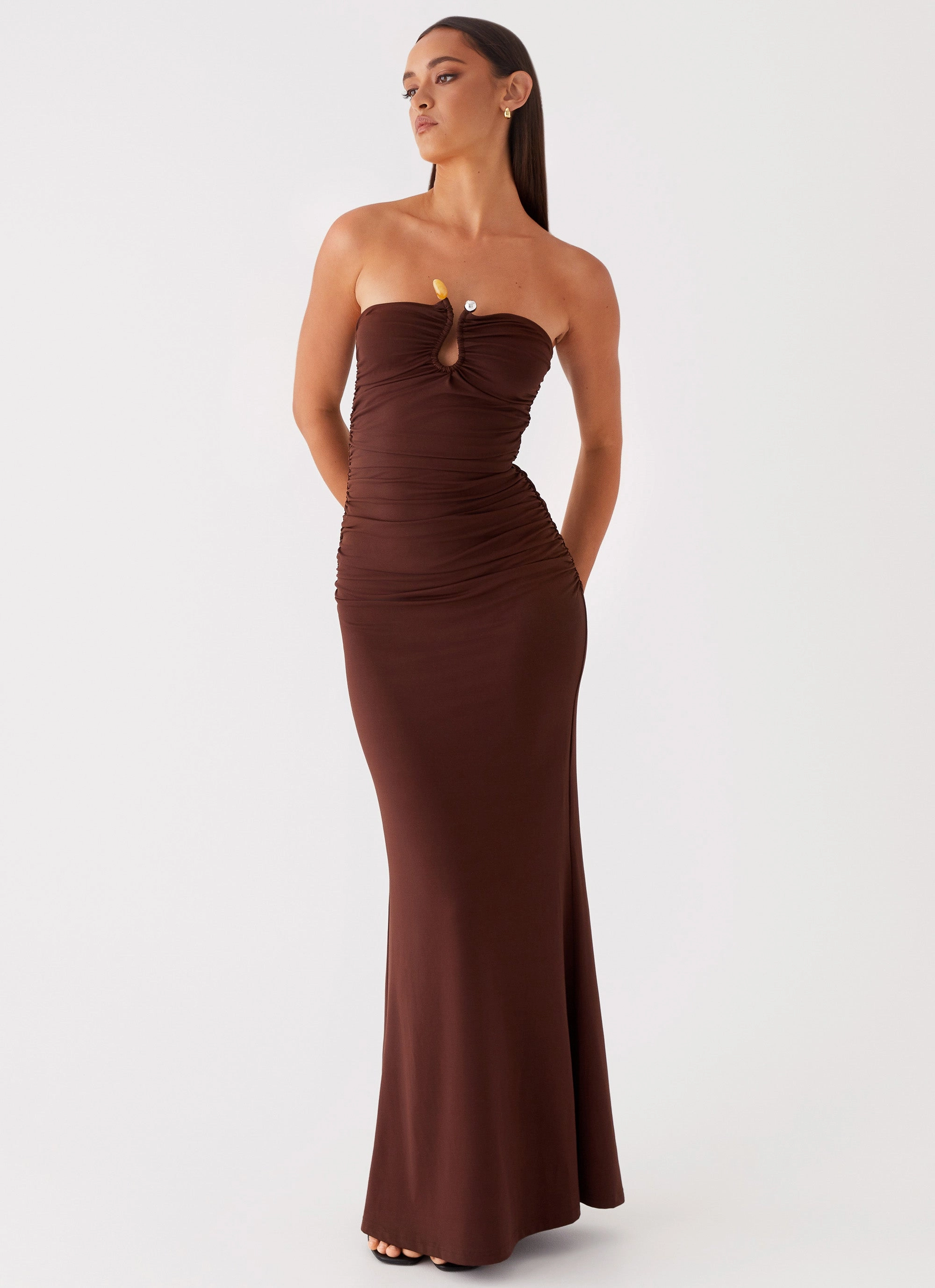 Rudy Maxi Dress - Brown Easy Movement