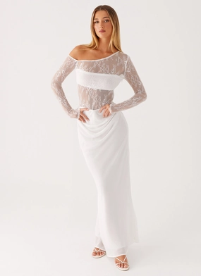 Take Your Time Maxi Dress - White Trend Appeal