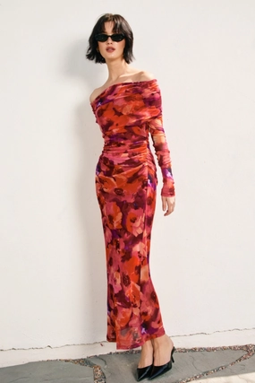 Dancing With Love Mesh Maxi Dress Smooth Vibes