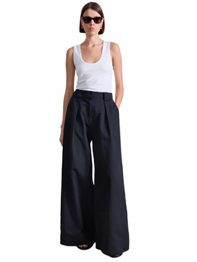 Eli Wide Leg Pant in Black Sporty Appeal Classic Design
