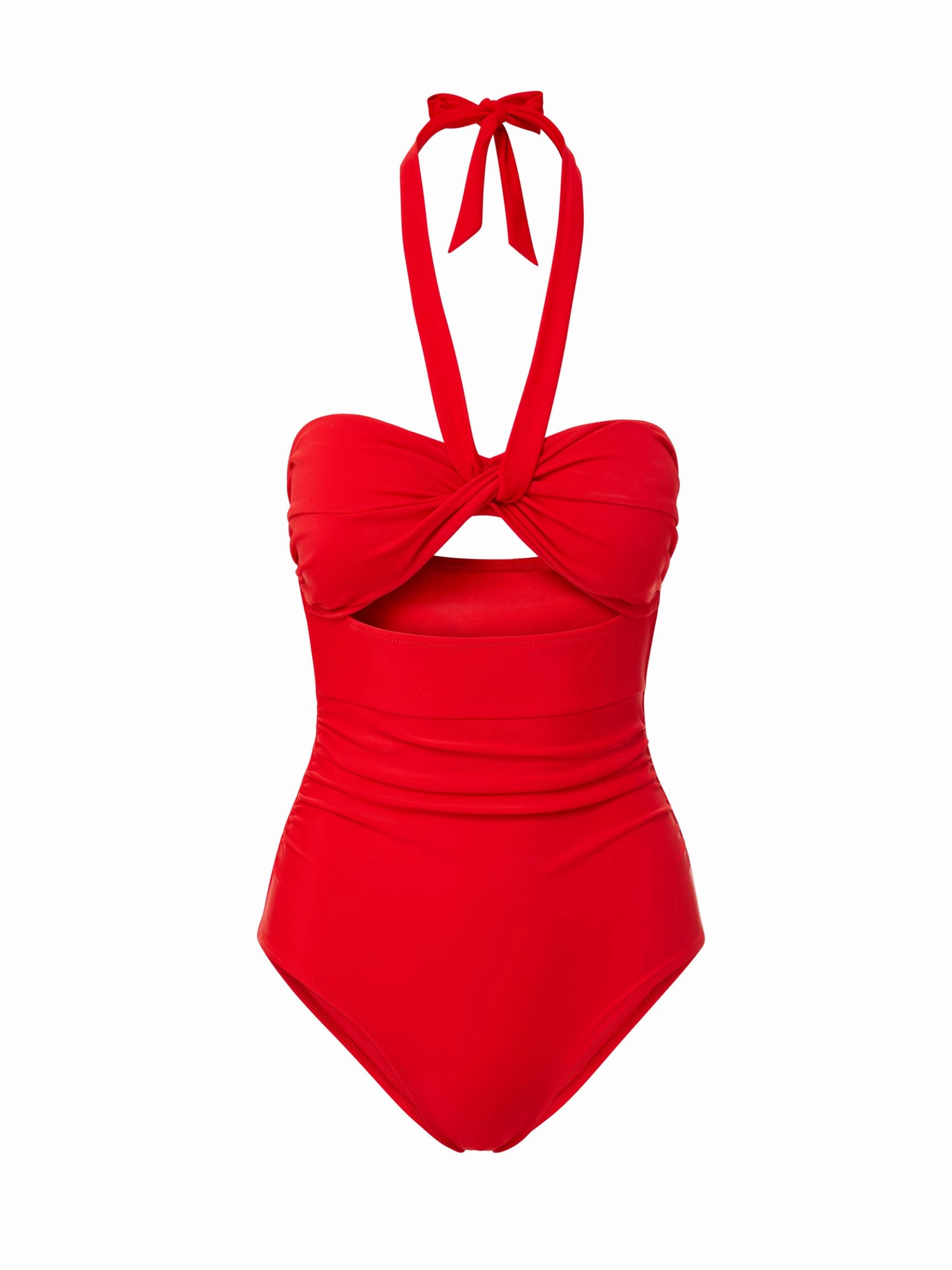 Ella One Piece Cherry Red Outdoor Swimming
