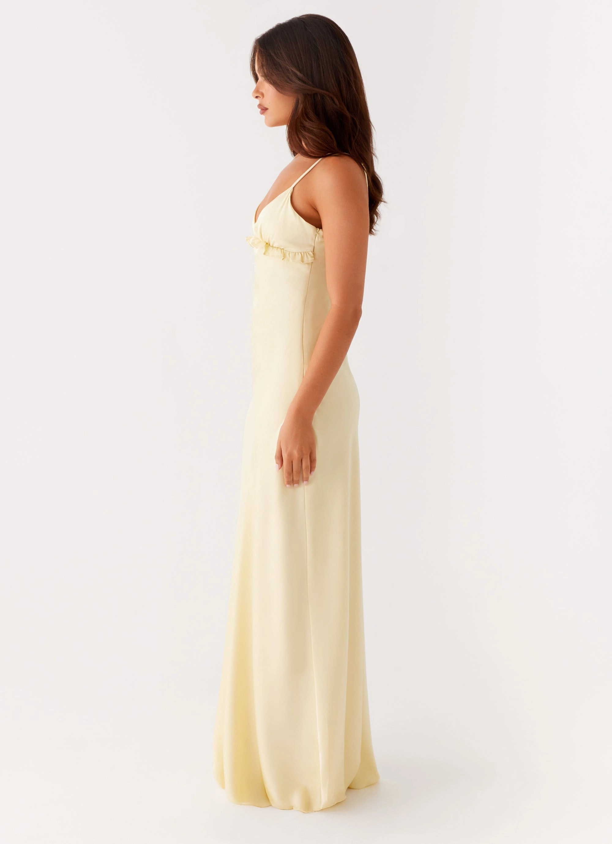 Chic Comfort Polished office dress Elona Maxi Dress - Baby Yellow