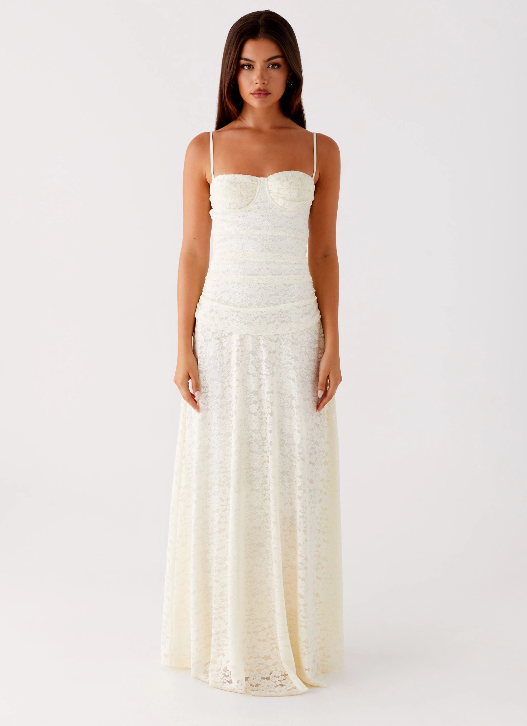 Floral Swing Elsa Maxi Dress - Ivory
