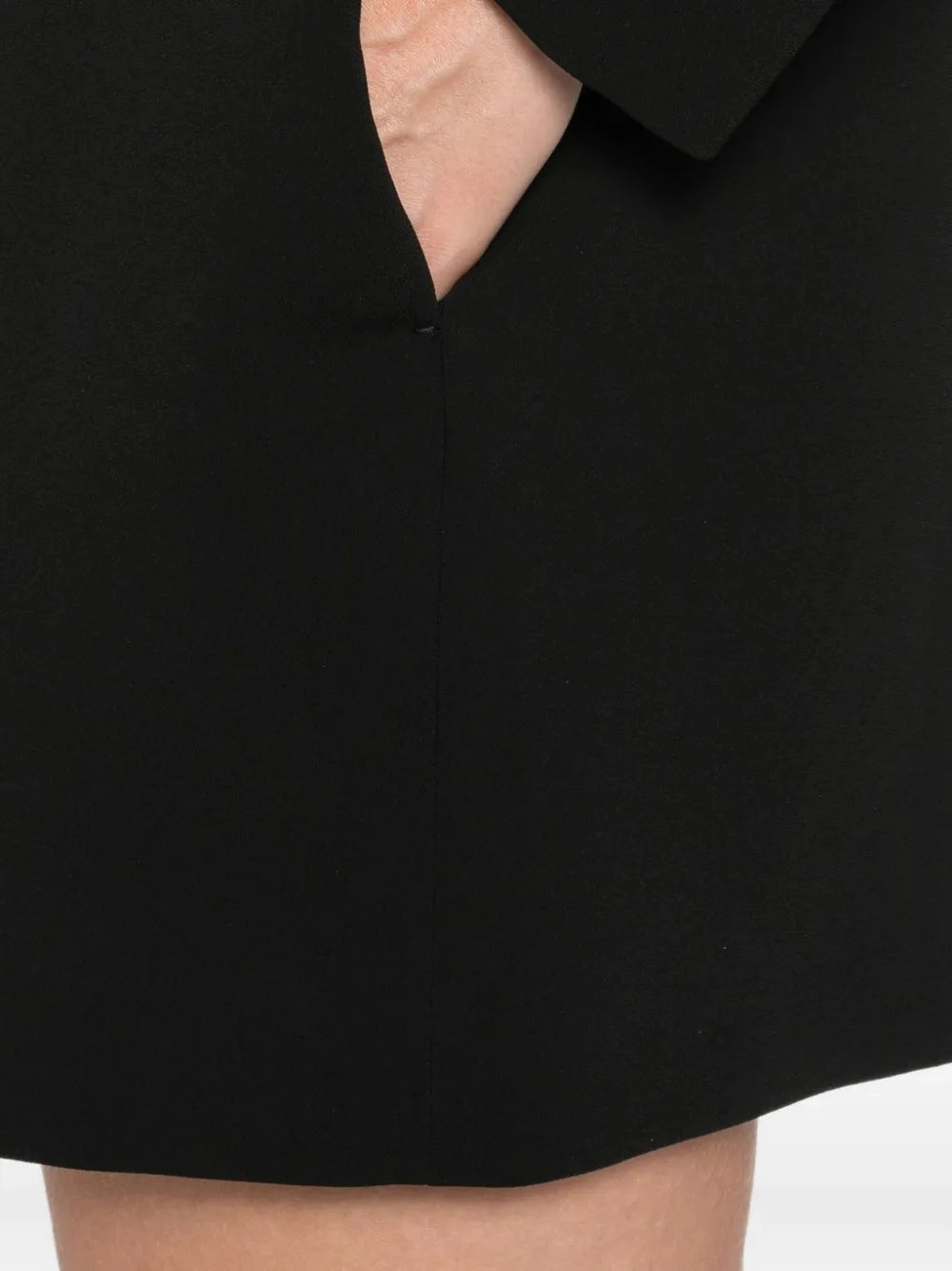 Hook-And-Eye Embassy Dress in Black