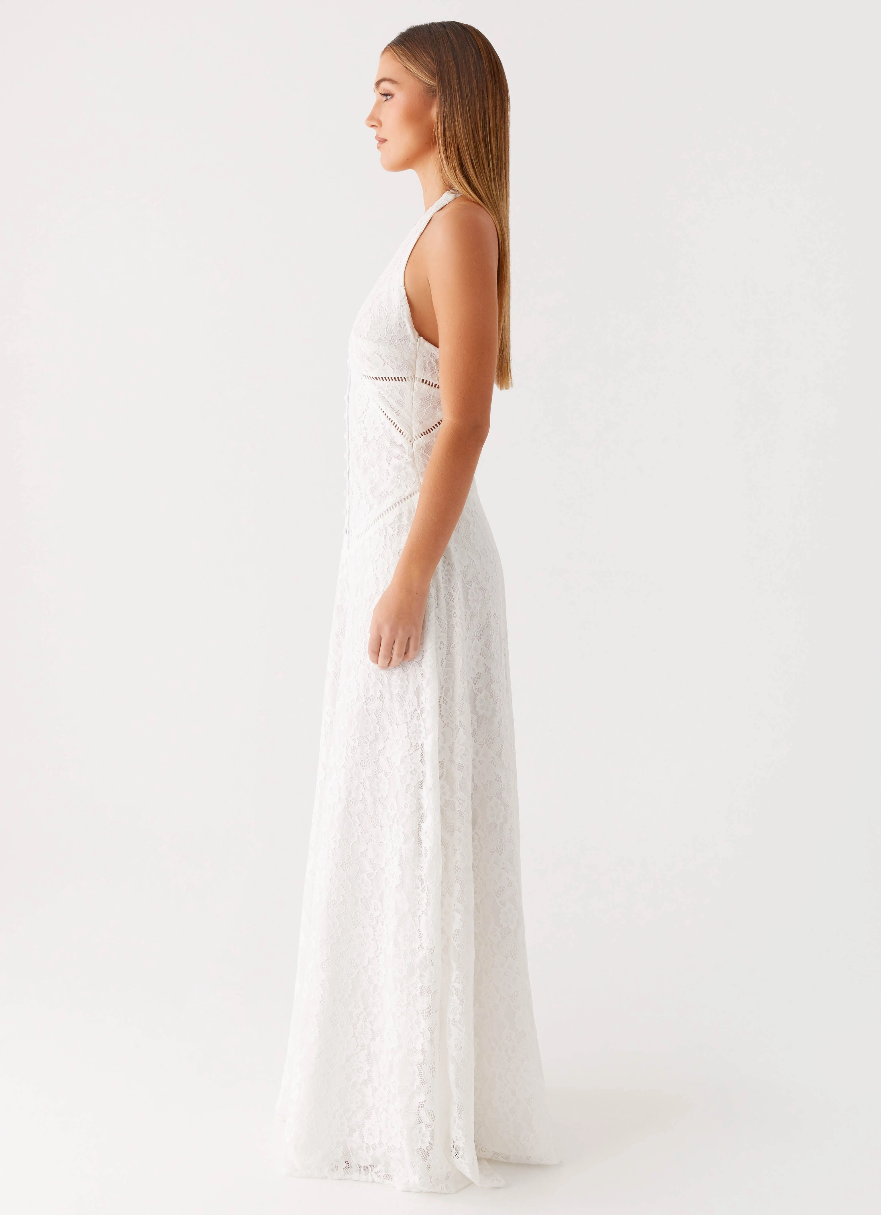 Ember Valley Maxi Dress - Ivory All weather Sporty Comfort