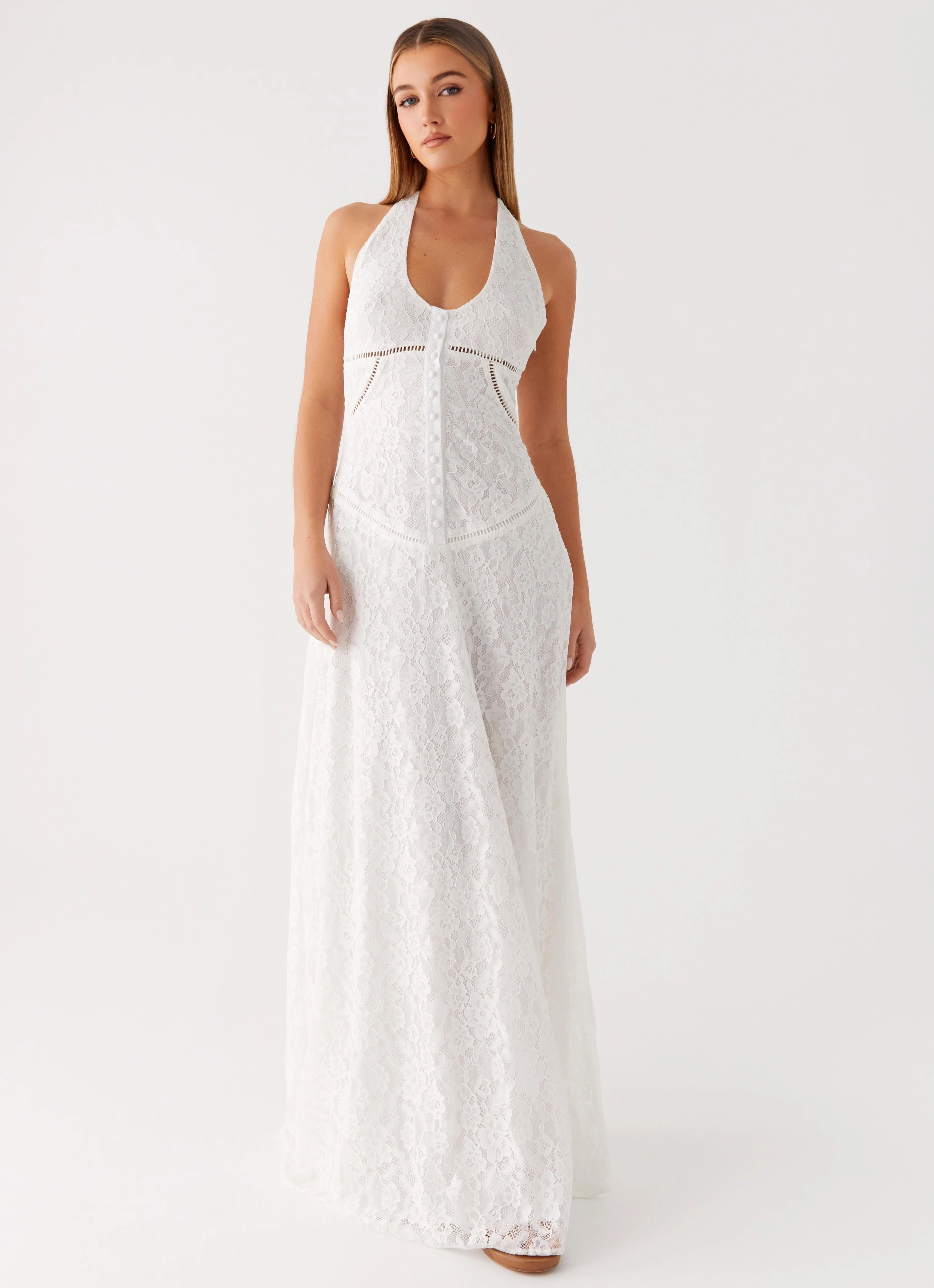 Fall Go Ember Valley Maxi Dress - Ivory