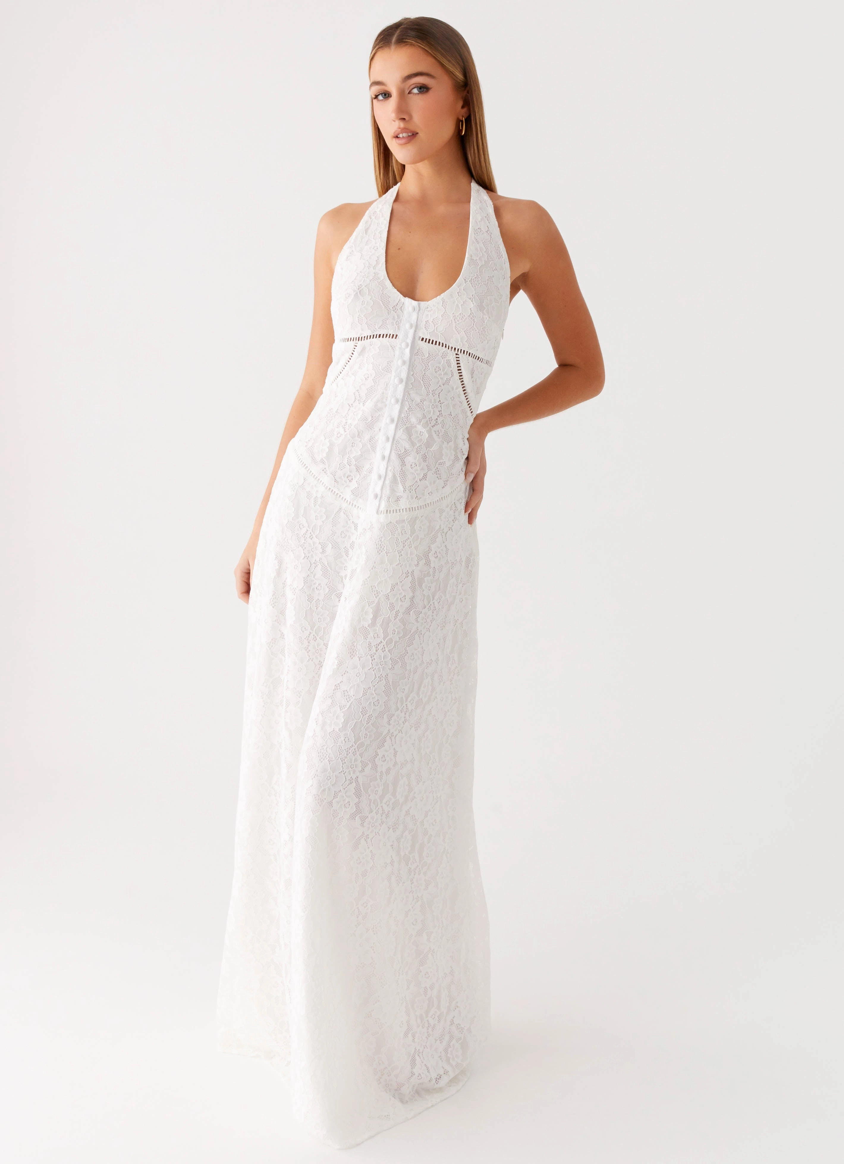 Red Carpet Ember Valley Maxi Dress - Ivory