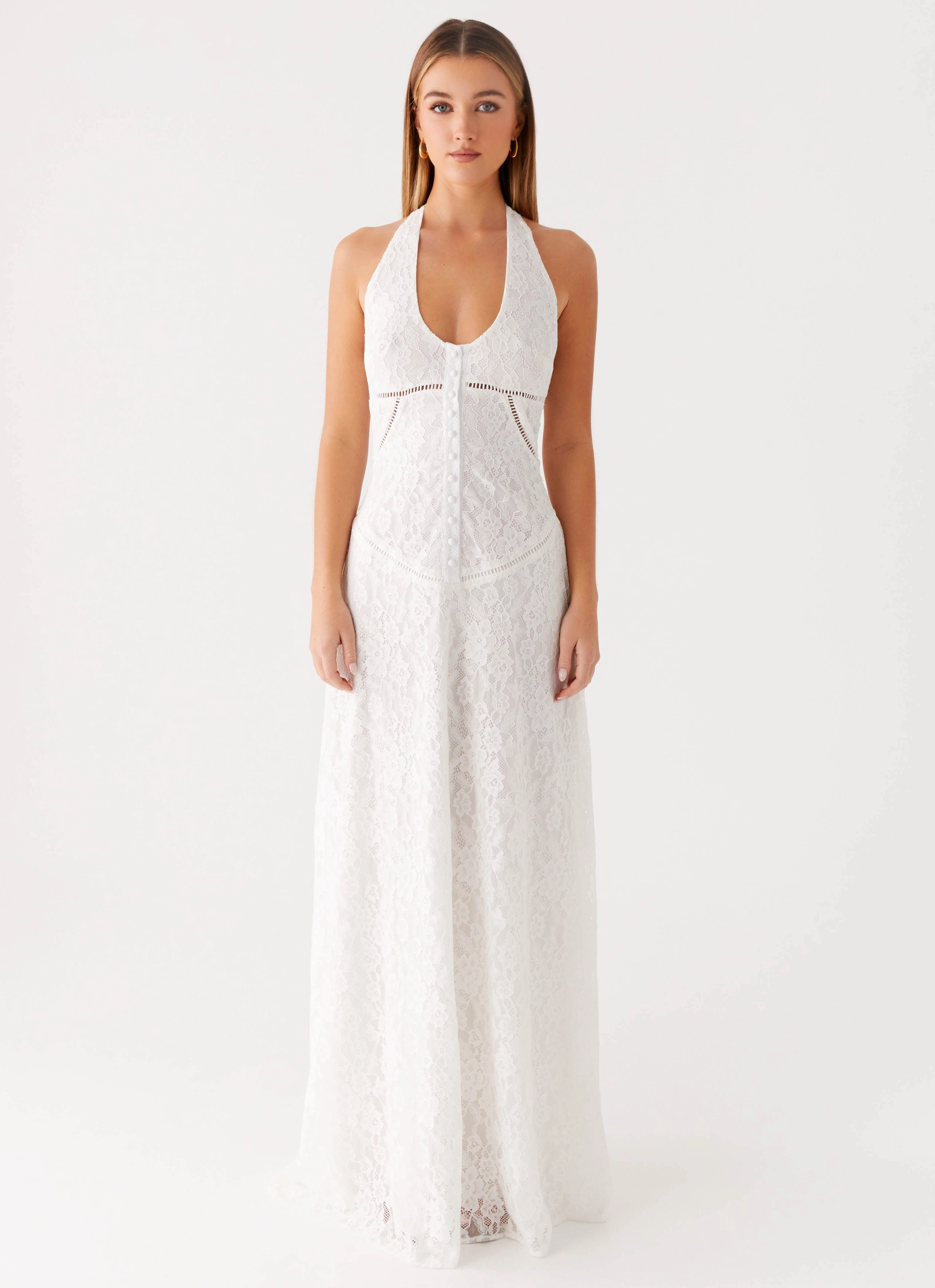 Vacation Outfit Global Style Ember Valley Maxi Dress - Ivory