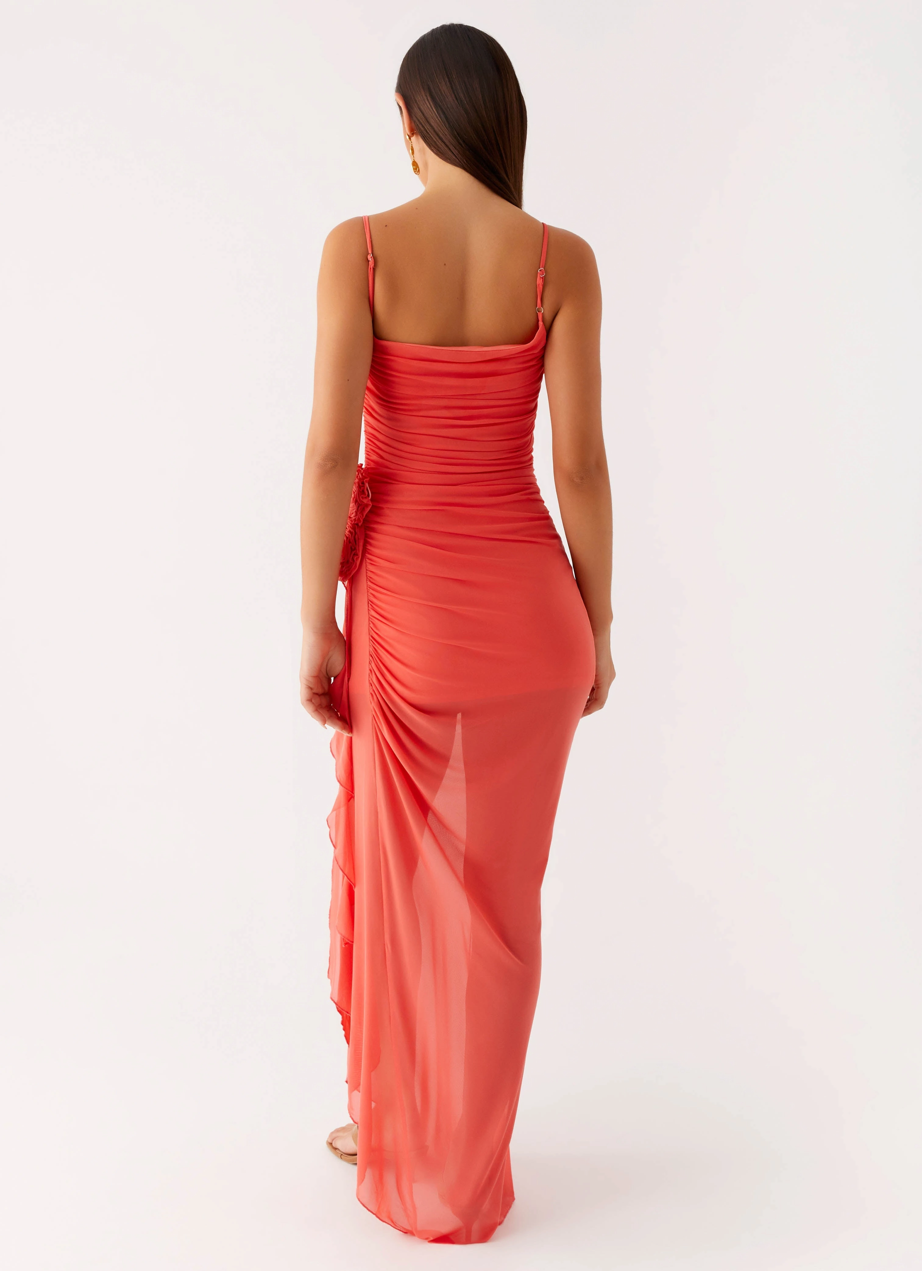 Layering Fit Louana Maxi Dress - Coral